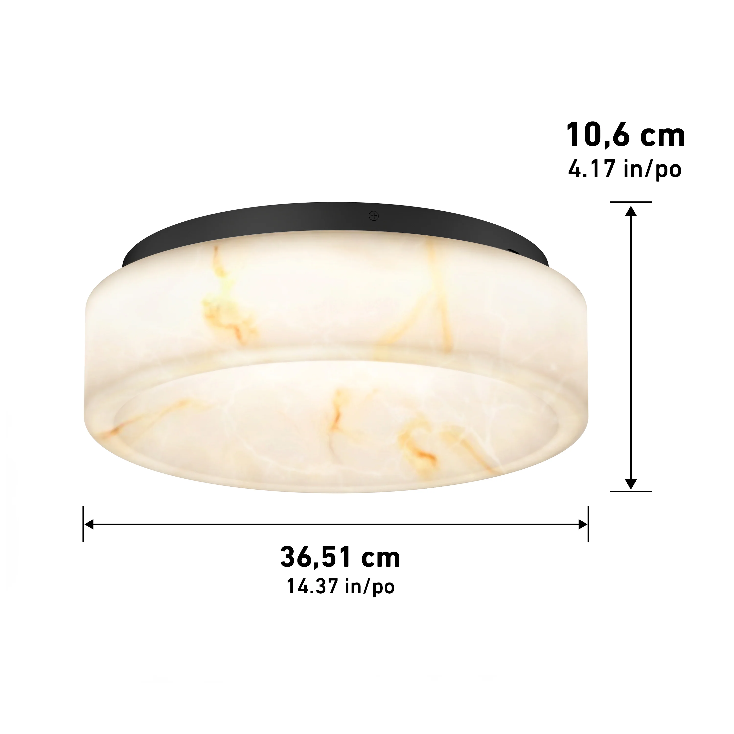 Clifford 15 in. (39 cm) Modern LED Flush Mount Ceiling Light 5 CCT - Image 9