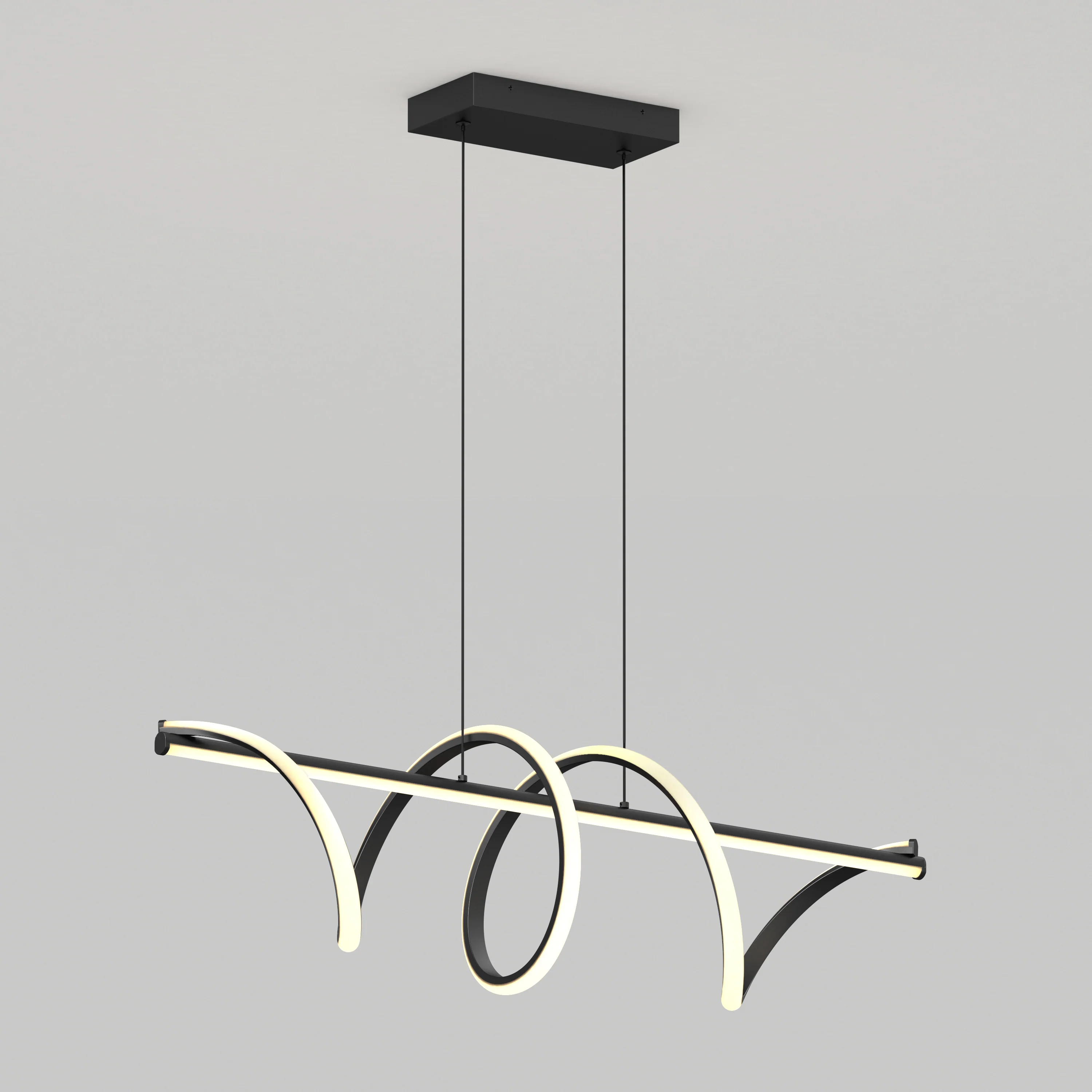 Coda modern LED pendant light 5 CCT