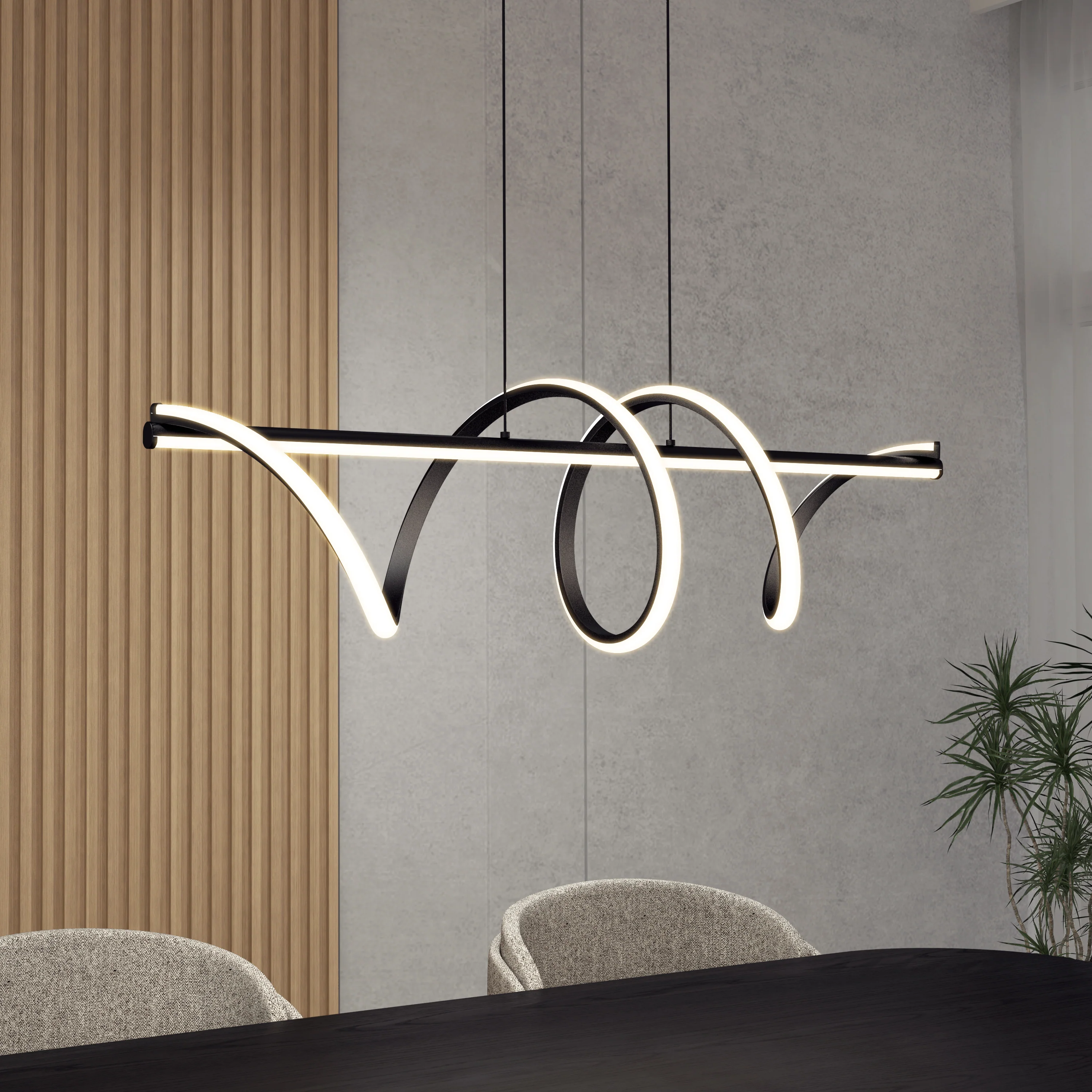 Coda modern LED pendant light 5 CCT - Image 11