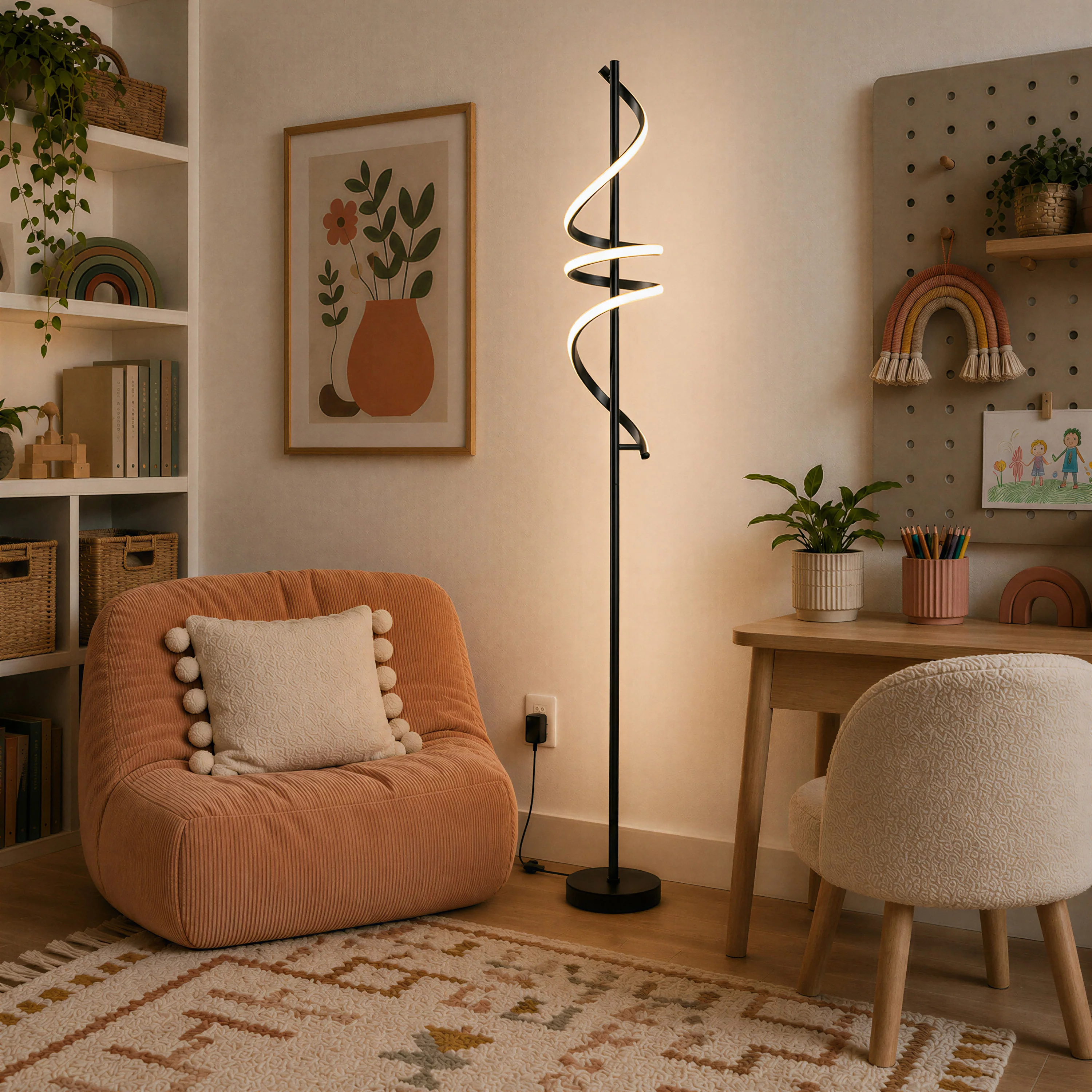 Coda modern LED floor lamp 5CCT - Image 15