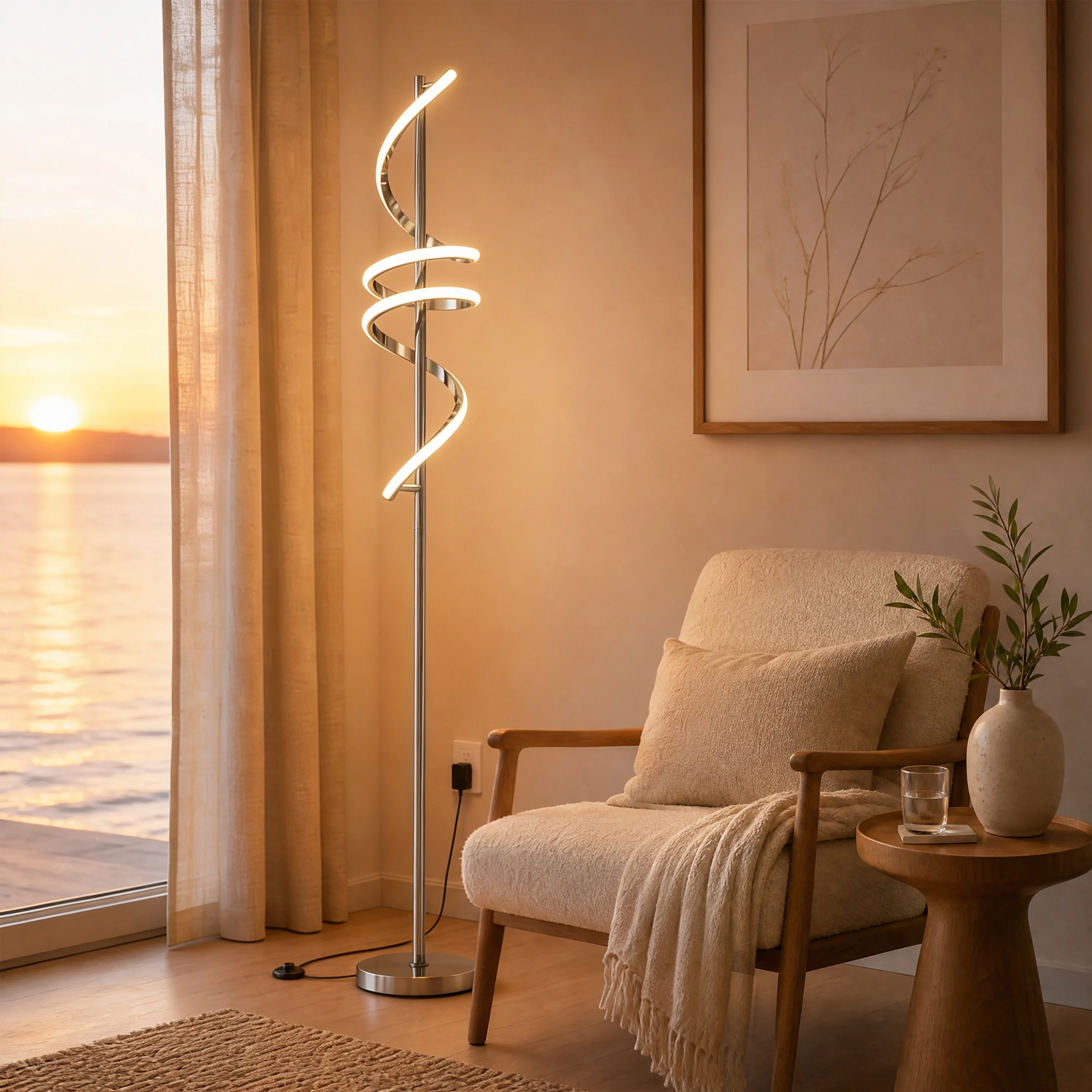 Coda modern LED floor lamp 5CCT - Image 20