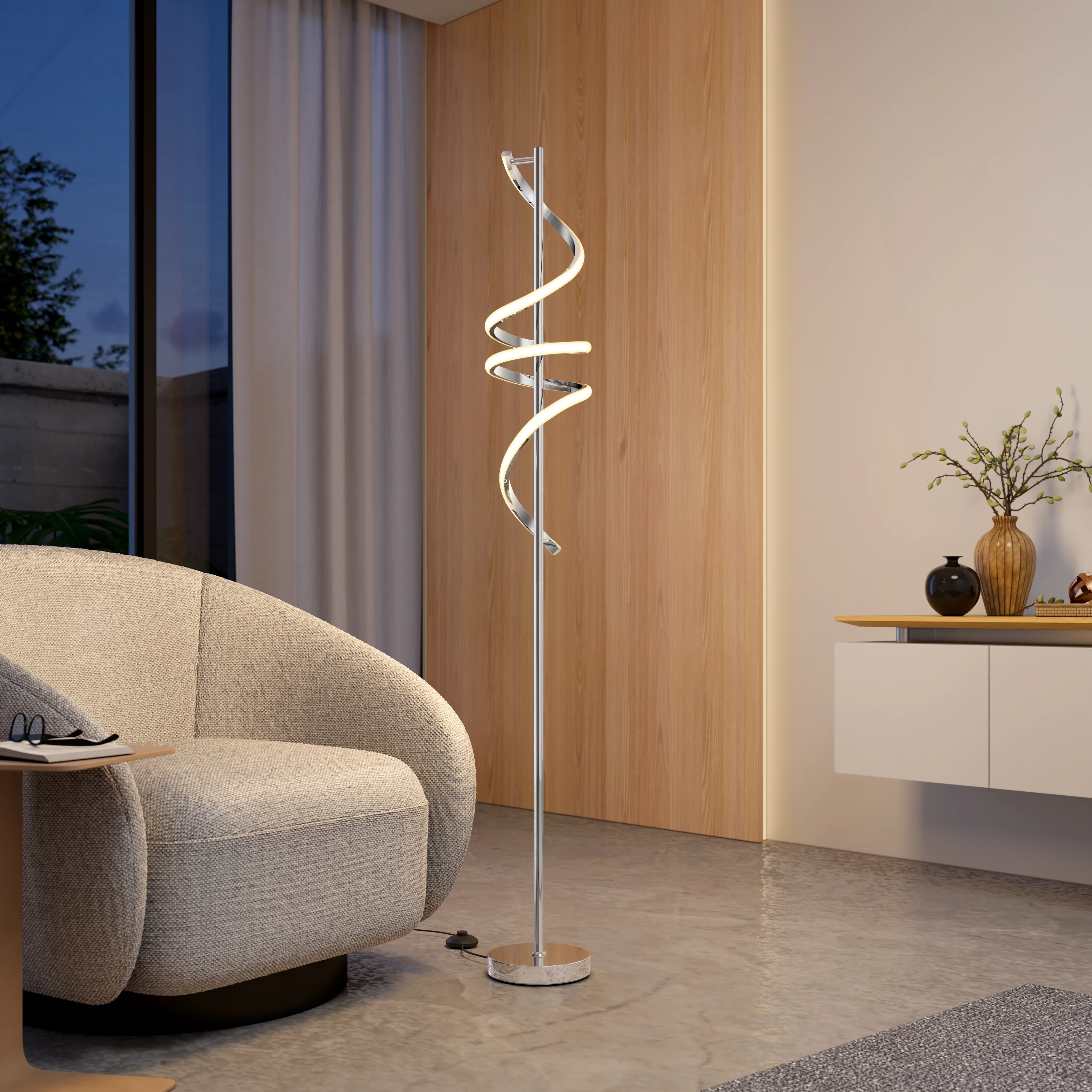 Coda modern LED floor lamp 5CCT - Image 30