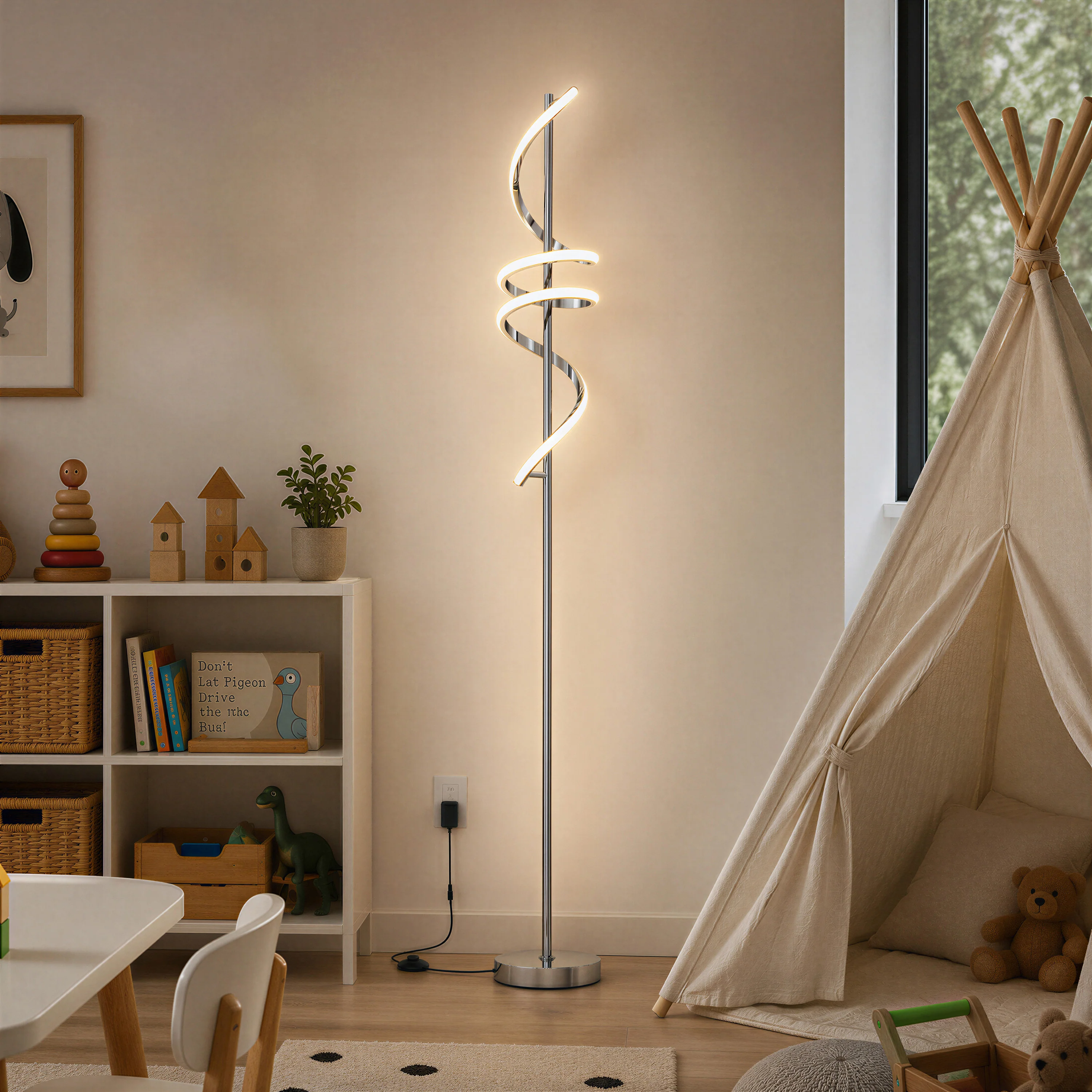 Coda modern LED floor lamp 5CCT - Image 33