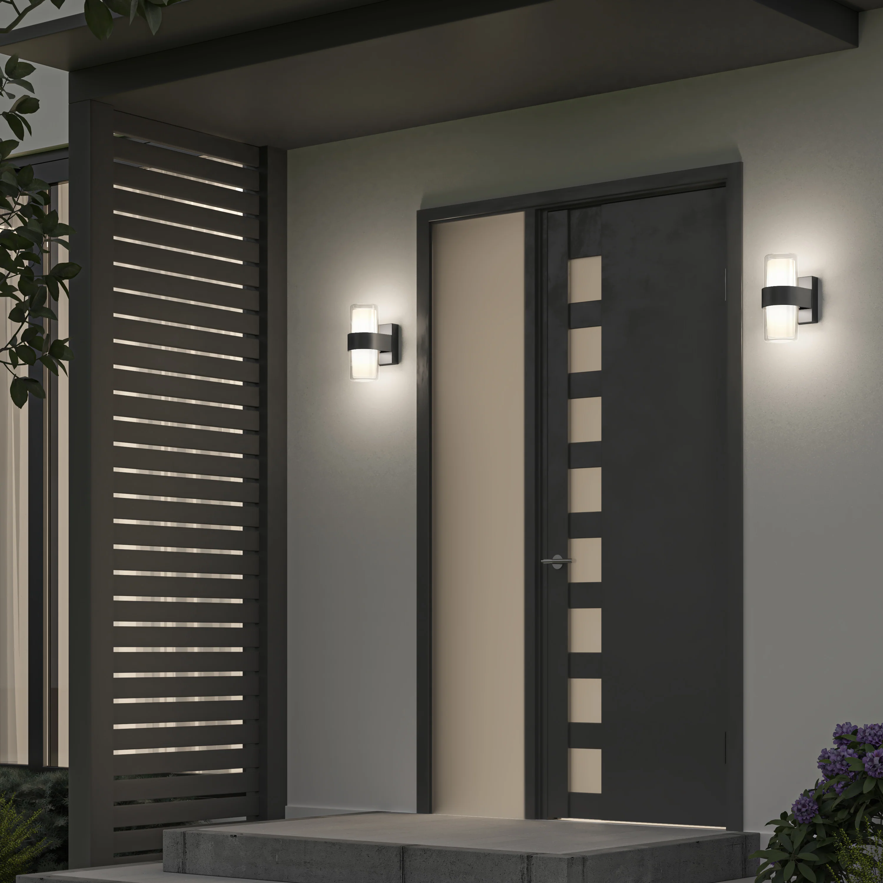 Colton modern LED indoor-outdoor wall light 5 CCT - Image 2
