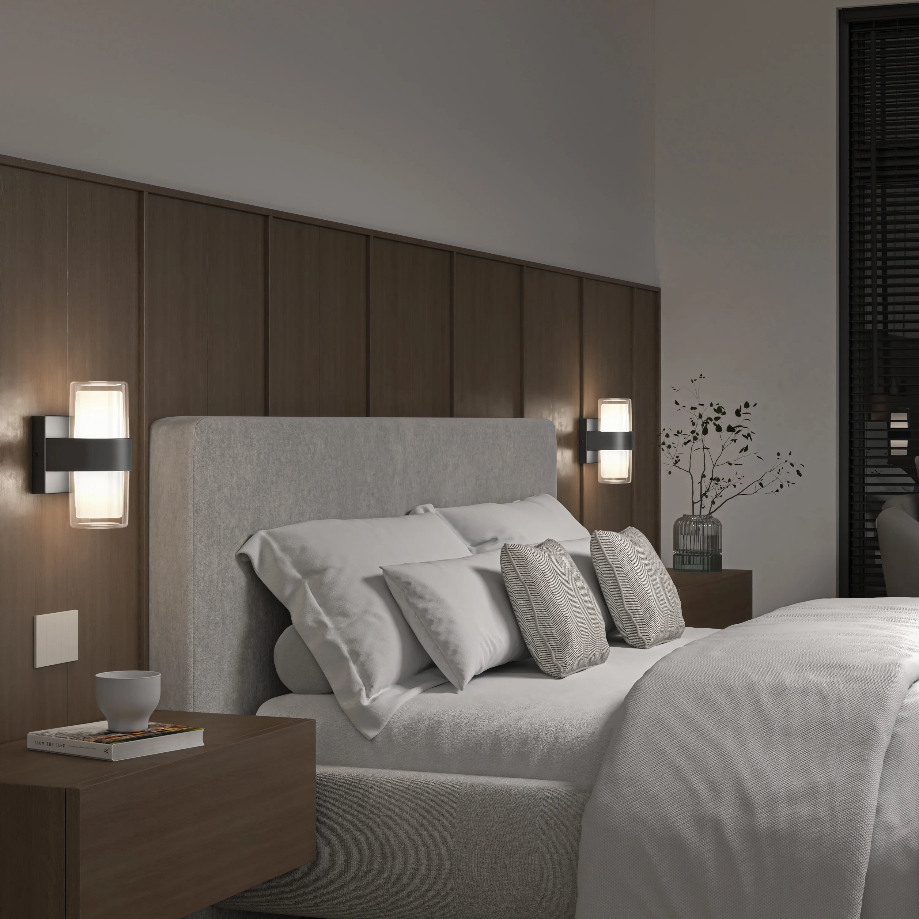 Colton modern LED indoor-outdoor wall light 5 CCT - Image 9