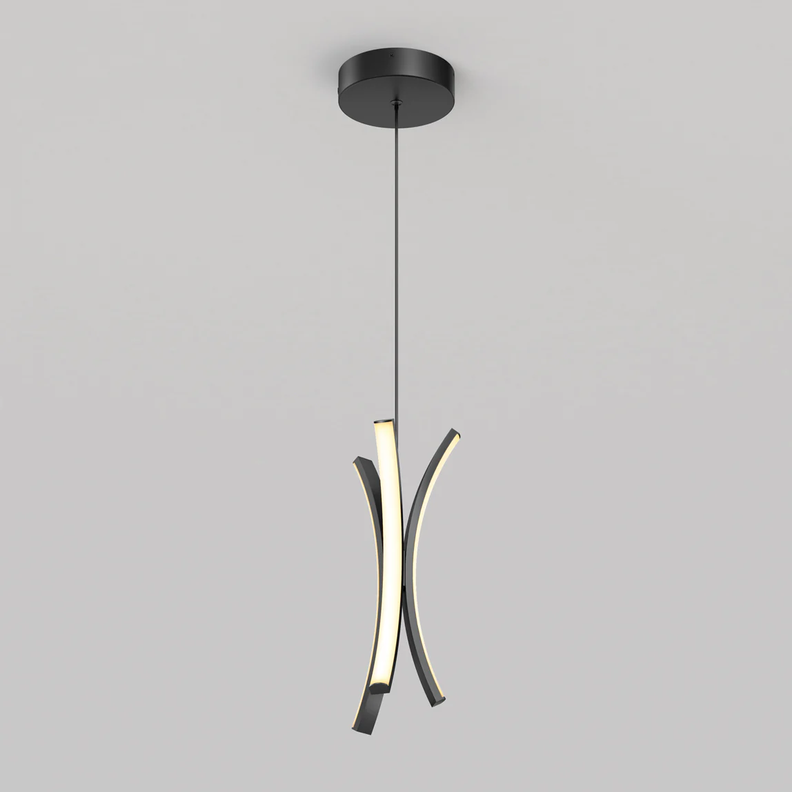 Corben Pendant LED light 5CCT Black