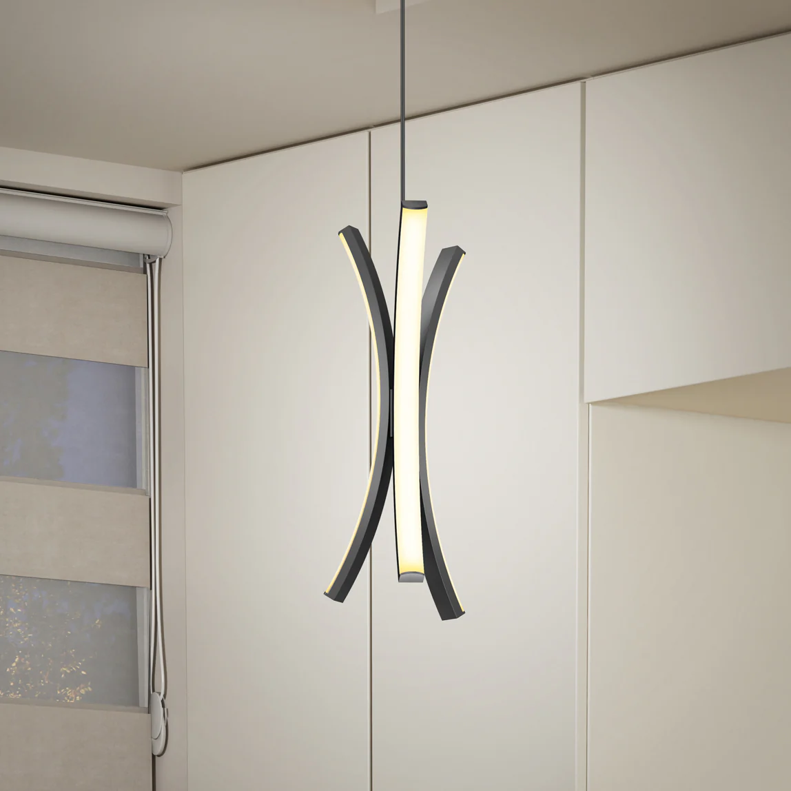 Corben Pendant LED light 5CCT Black - Image 12