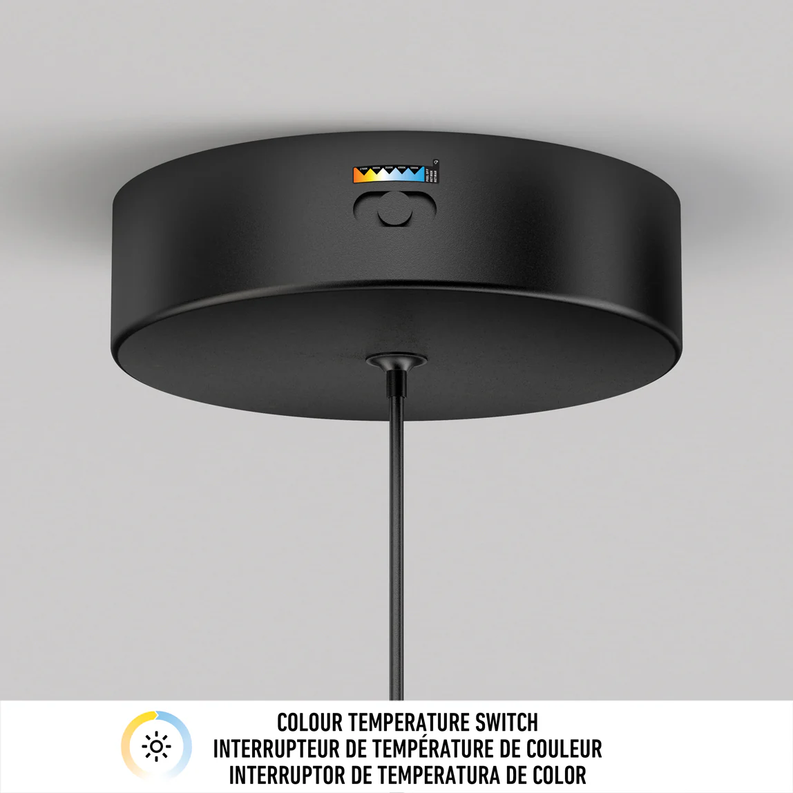 Corben Pendant LED light 5CCT Black - Image 9