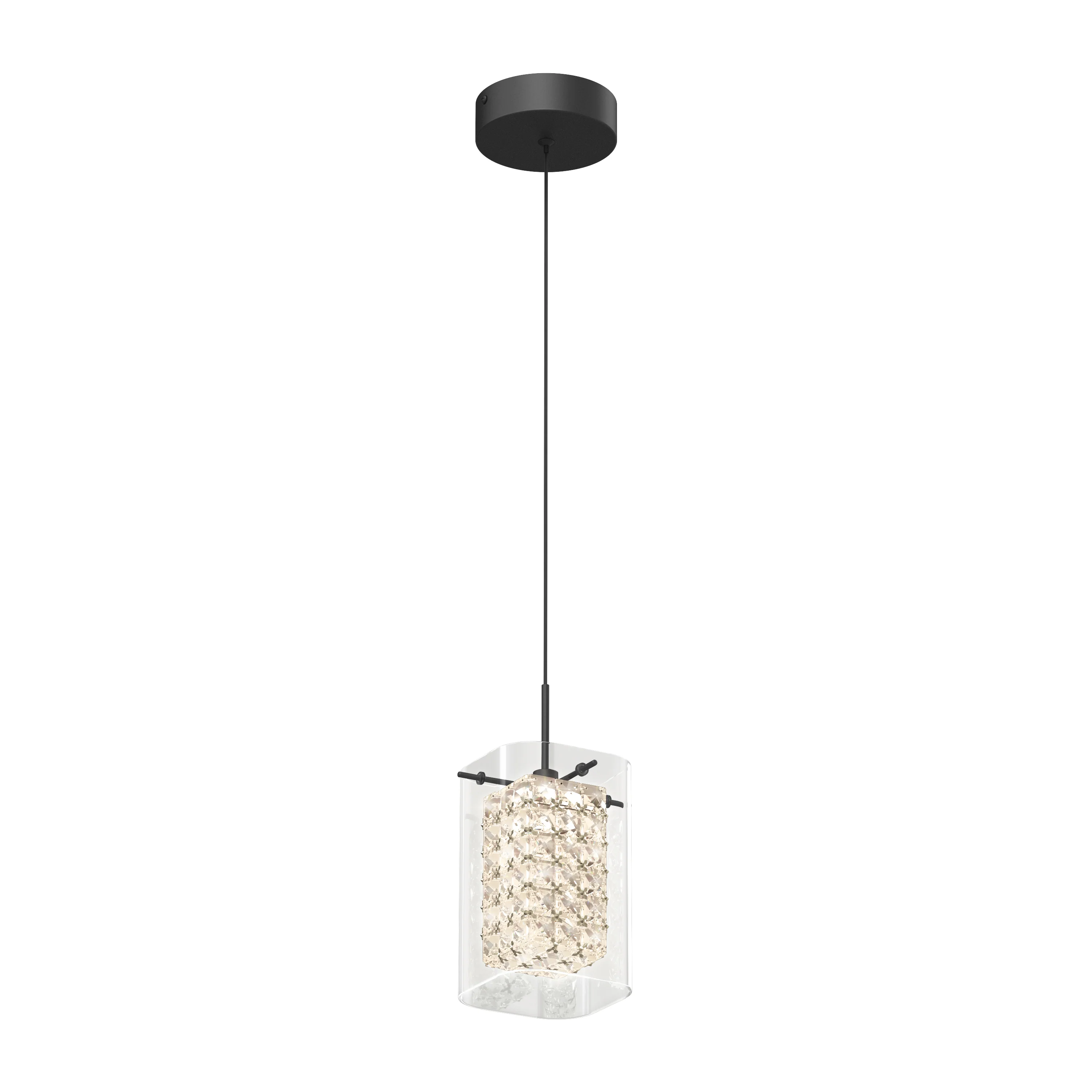 Crystal Cube 1-light LED pendant light - Image 13
