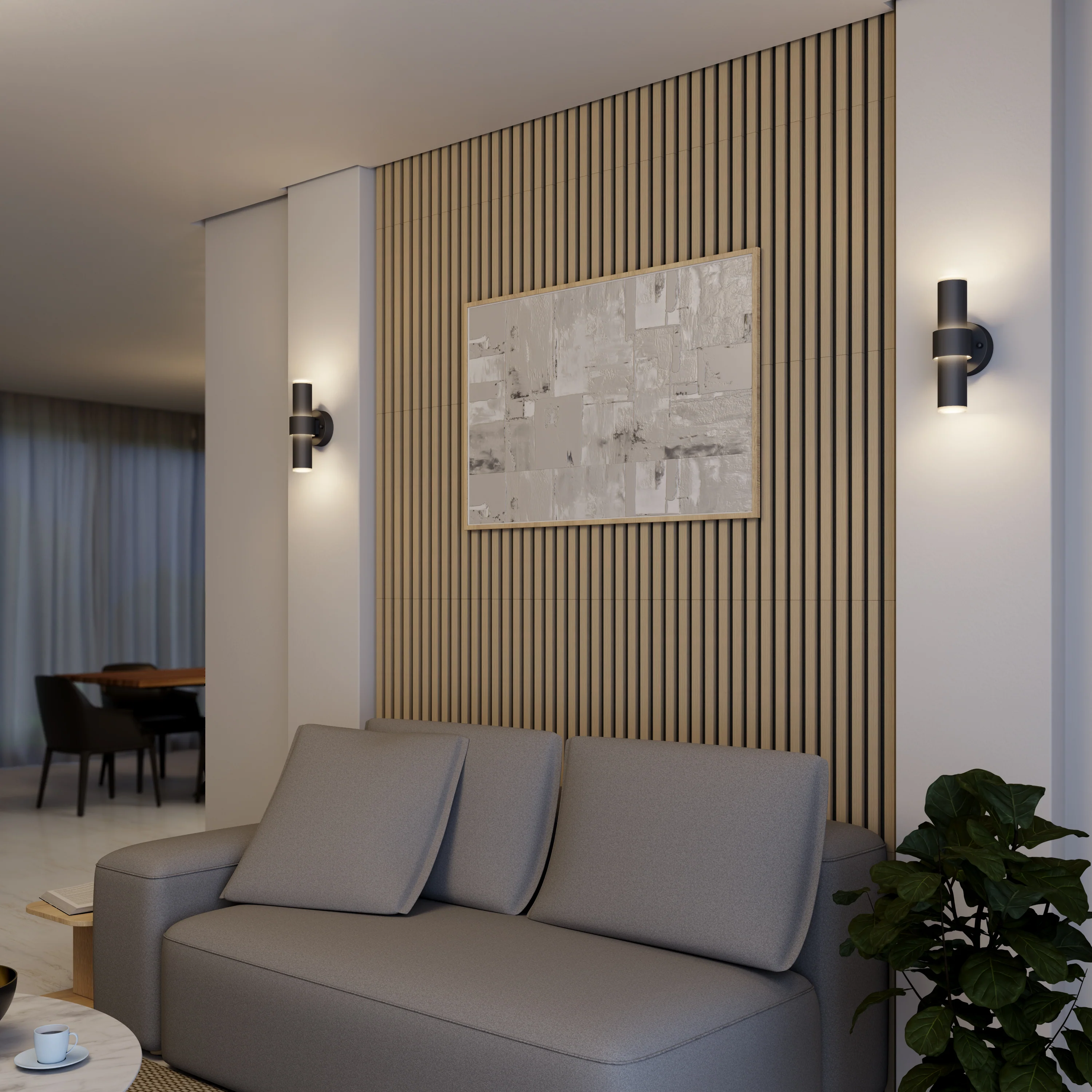 Dani modern LED indoor-outdoor wall light 5 CCT - Image 9