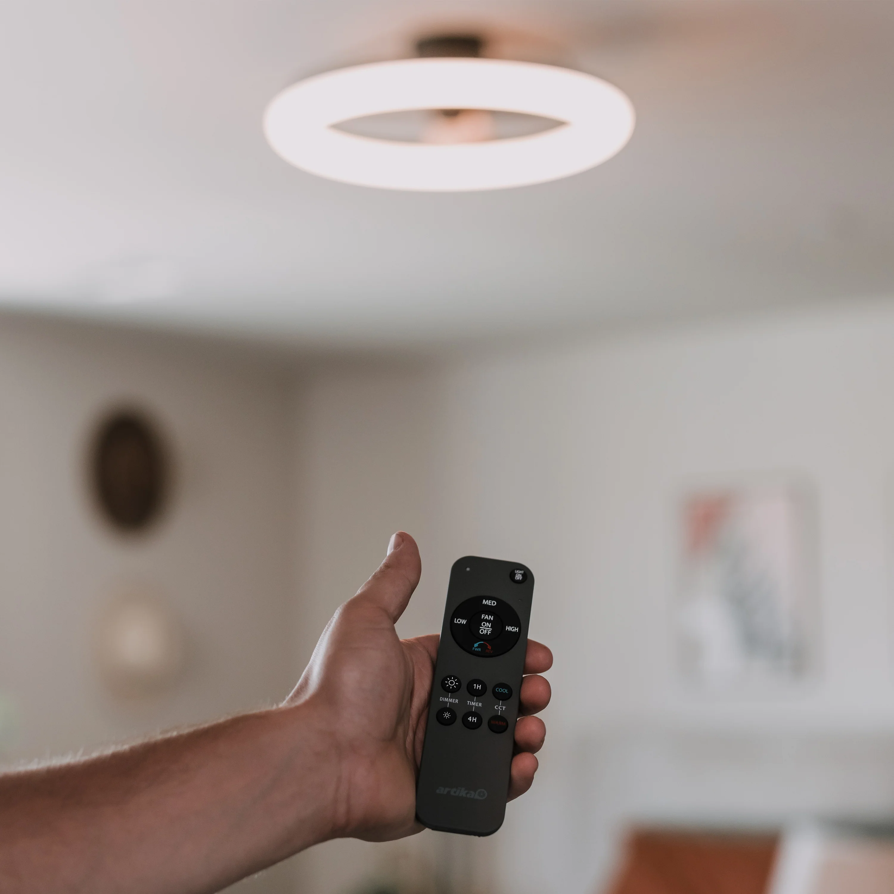 Darren 23 in. (58 cm) LED modern fandelier ceiling fan with light - includes remote - Image 11
