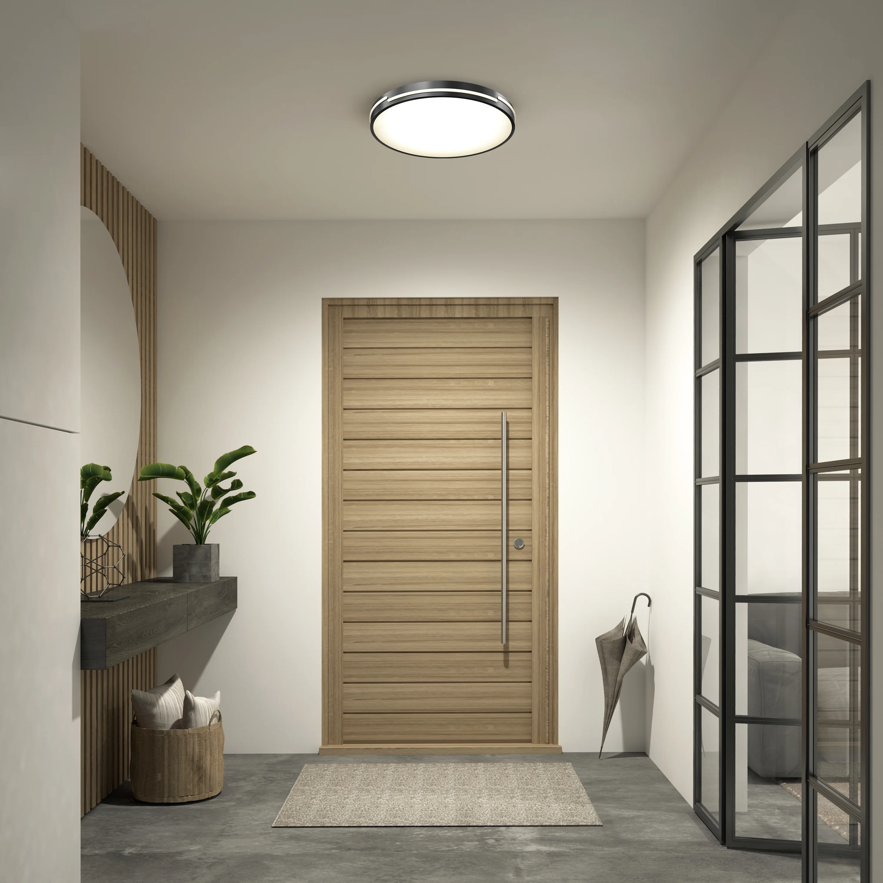 Delray 16 in. (40 cm) Modern LED Flush Mount Ceiling Light 5 CCT - Image 2
