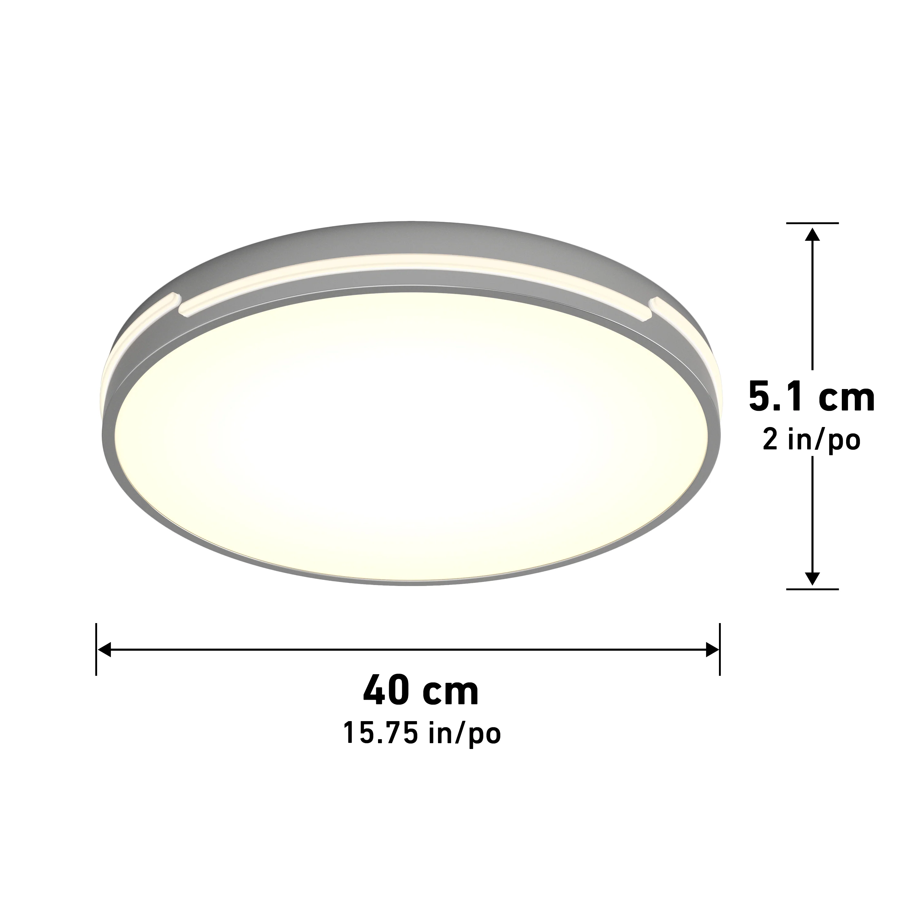 Delray 16 in. (40 cm) Modern LED Flush Mount Ceiling Light 5 CCT - Image 20