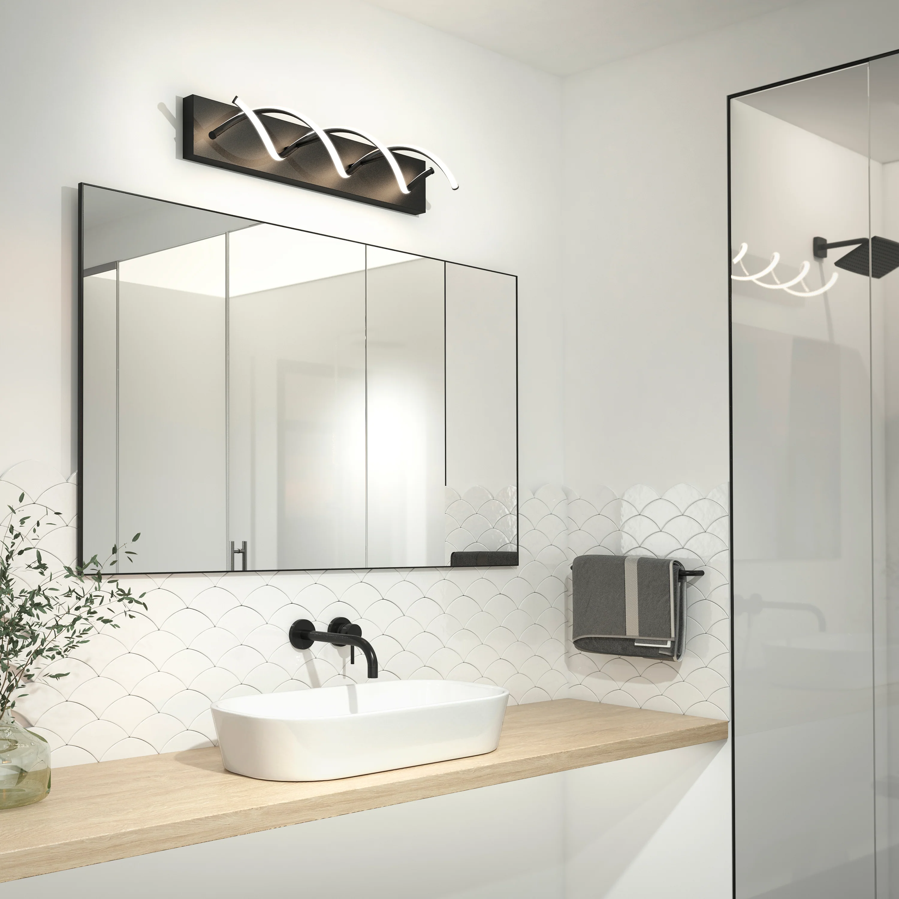 DNA 27-in (66 cm) Integrated LED Vanity Light Bar for Bathroom