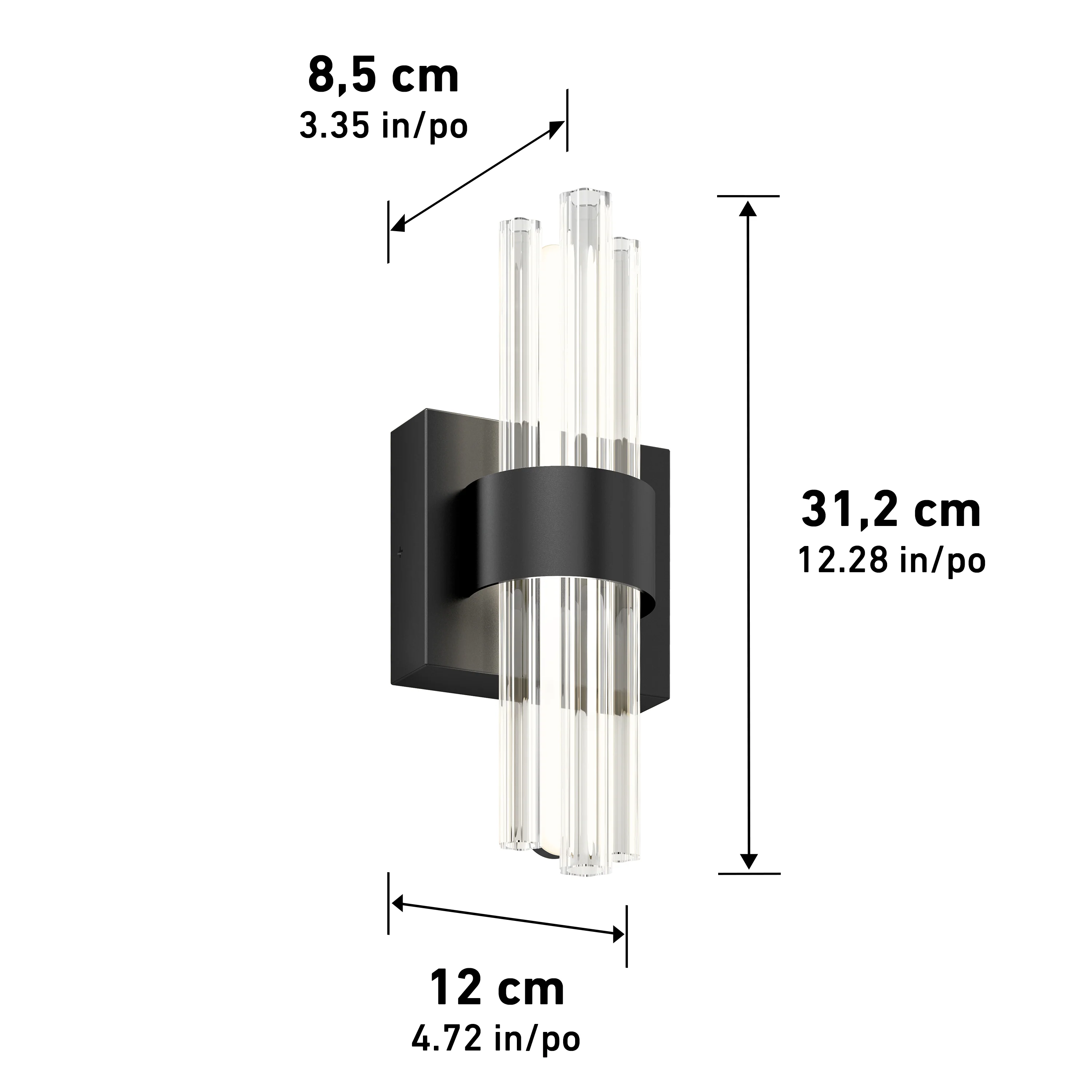 Dorado contemporary LED wall sconce 3 CCT - Image 15