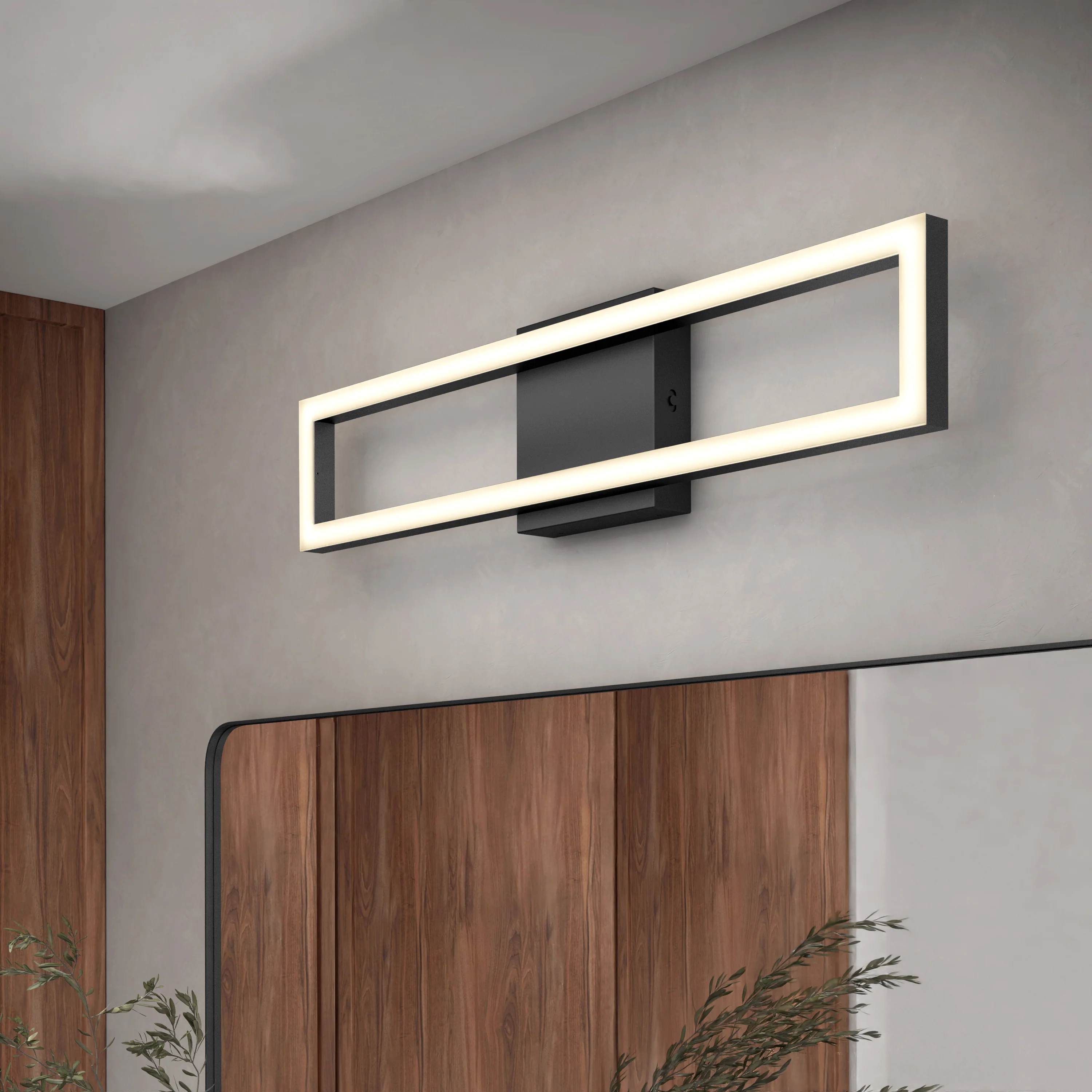 Dover 27-in (69 cm) Integrated LED 5-CCT Vanity Light Bar for Bathroom - Image 12