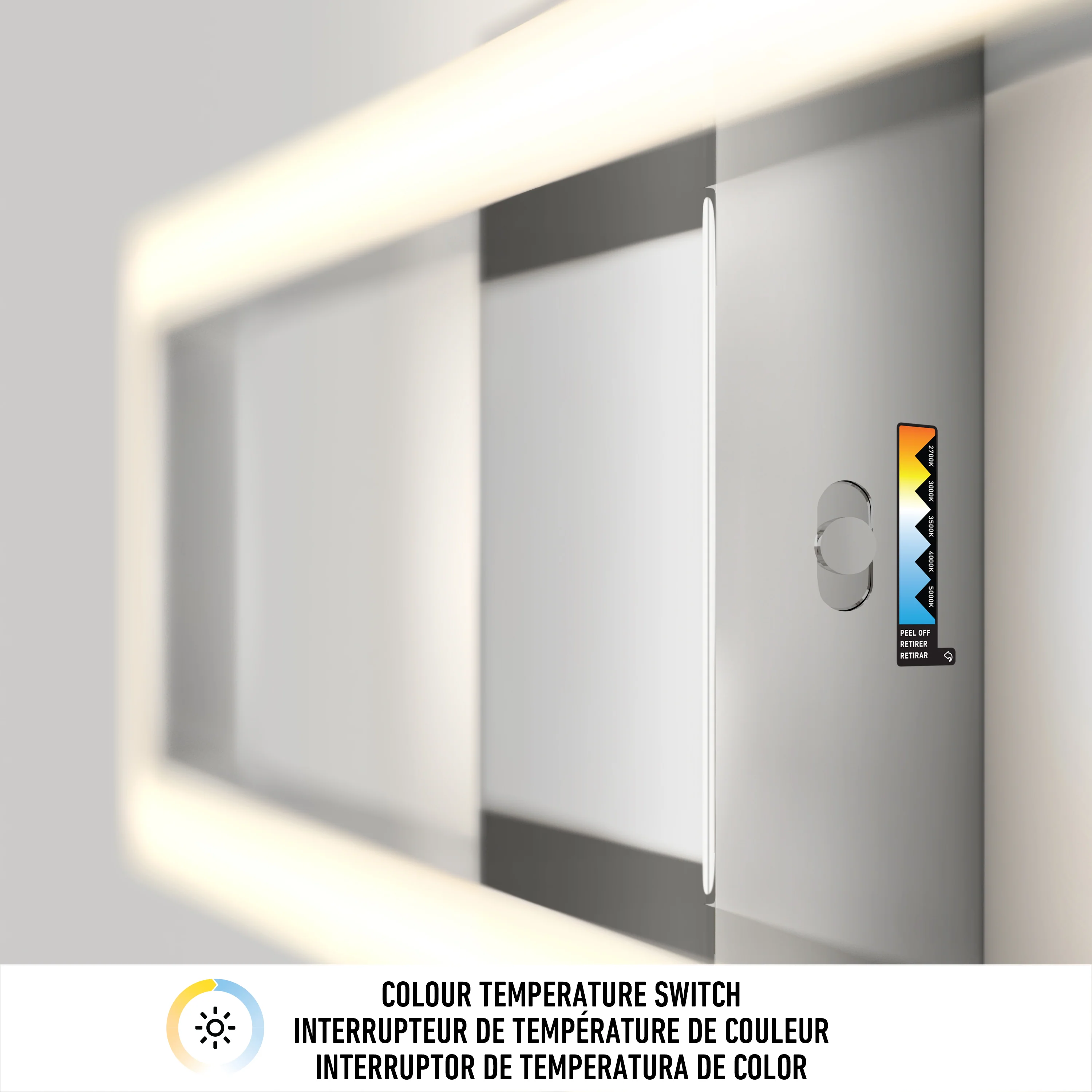 Dover 27-in (69 cm) Integrated LED 5-CCT Vanity Light Bar for Bathroom - Image 25