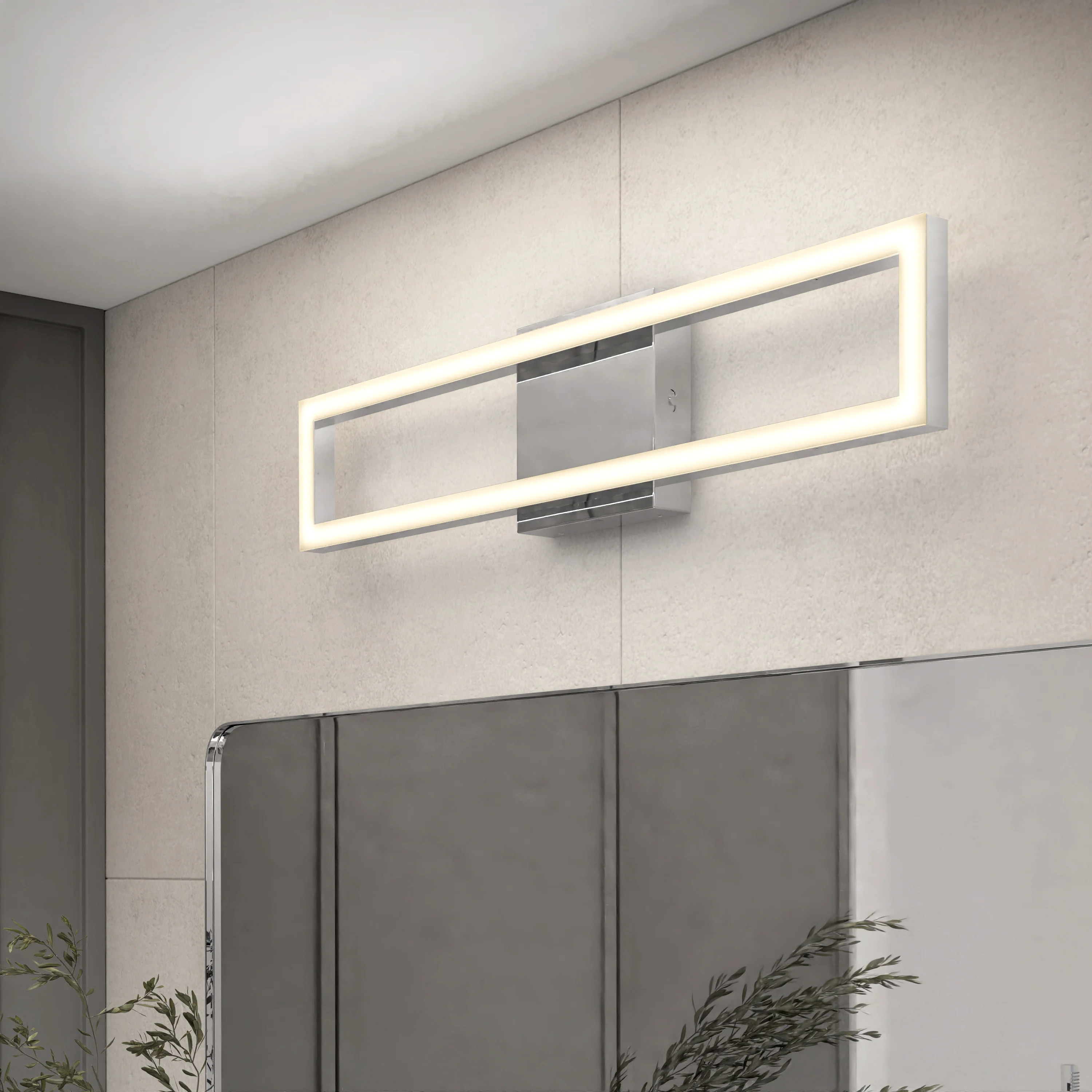 Dover 27-in (69 cm) Integrated LED 5-CCT Vanity Light Bar for Bathroom - Image 27