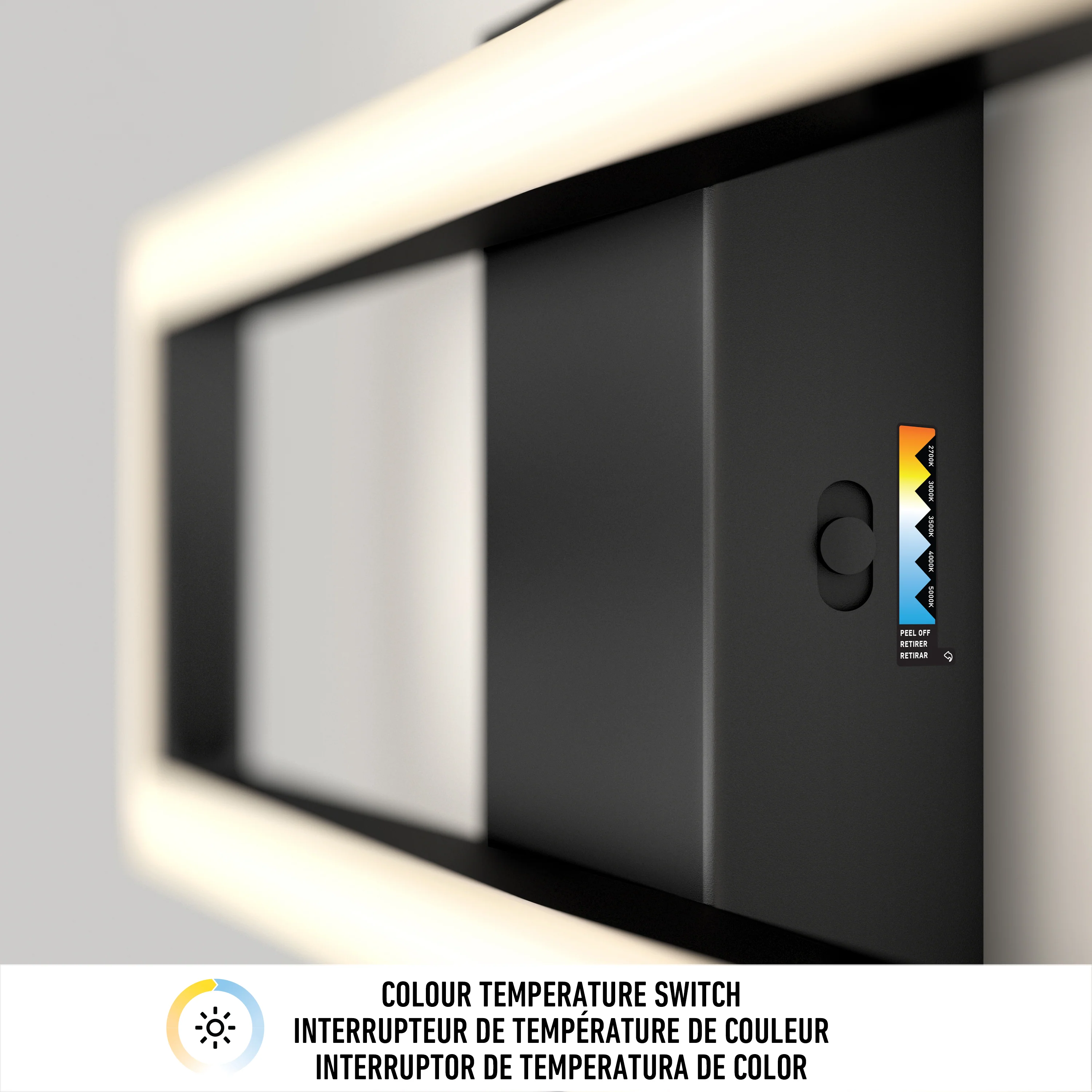 Dover 27-in (69 cm) Integrated LED 5-CCT Vanity Light Bar for Bathroom - Image 9
