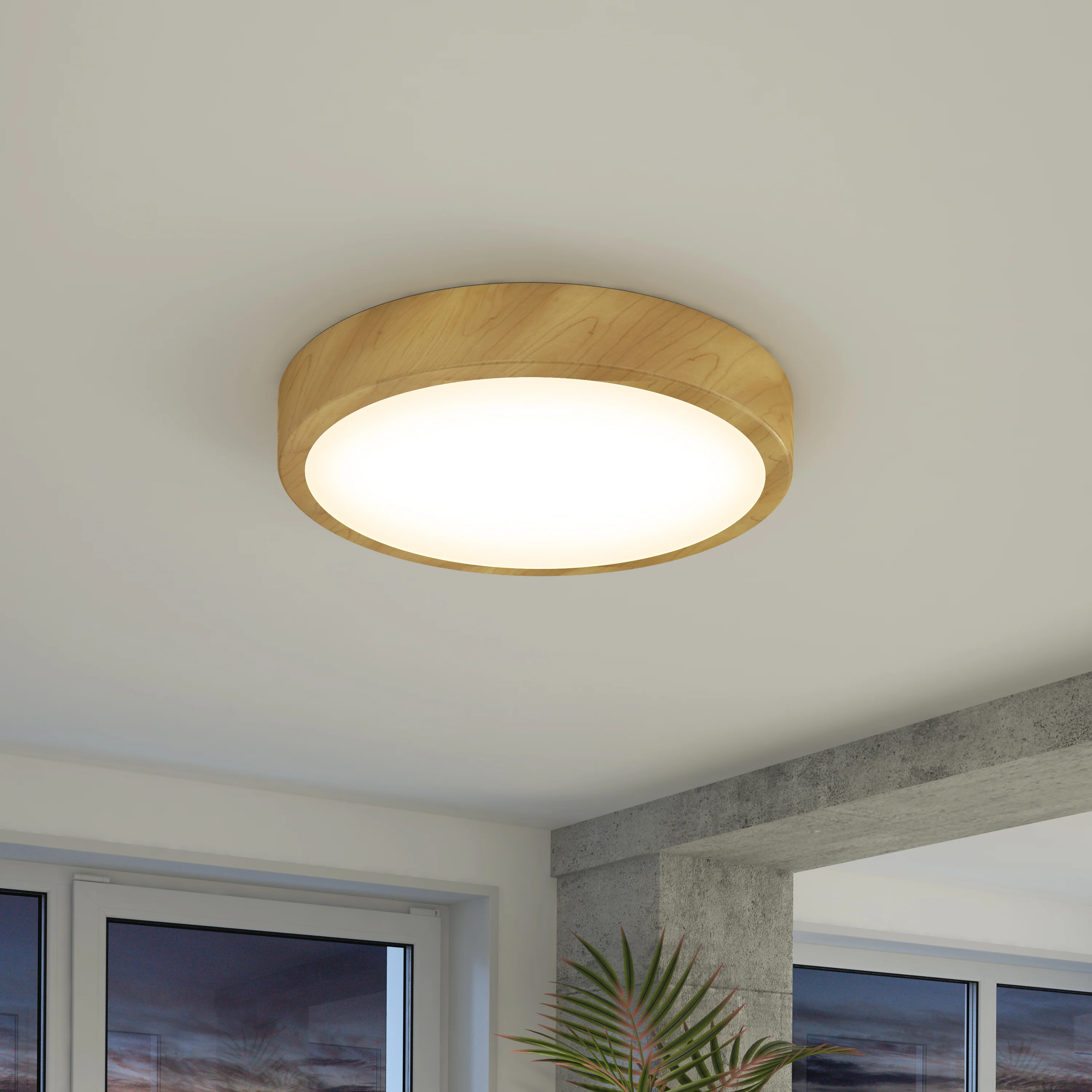 Dryad 15 in. (38 cm) Modern LED Flush Mount Ceiling Light - Image 6