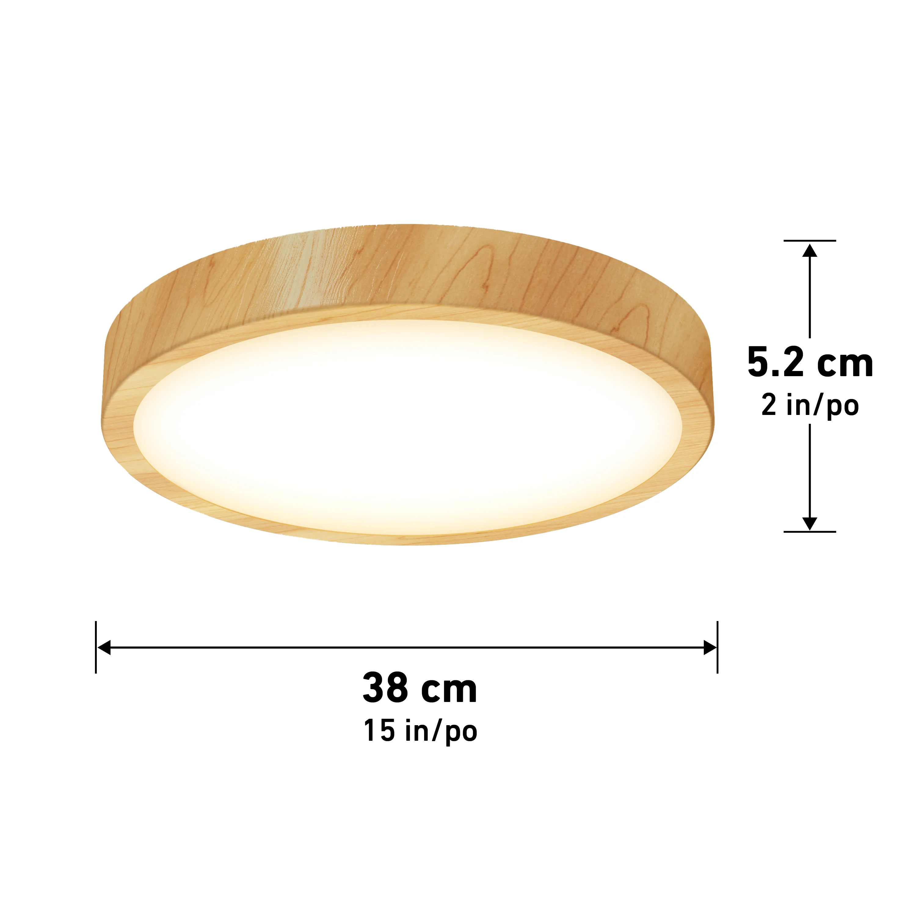Dryad 15 in. (38 cm) Modern LED Flush Mount Ceiling Light - Image 8