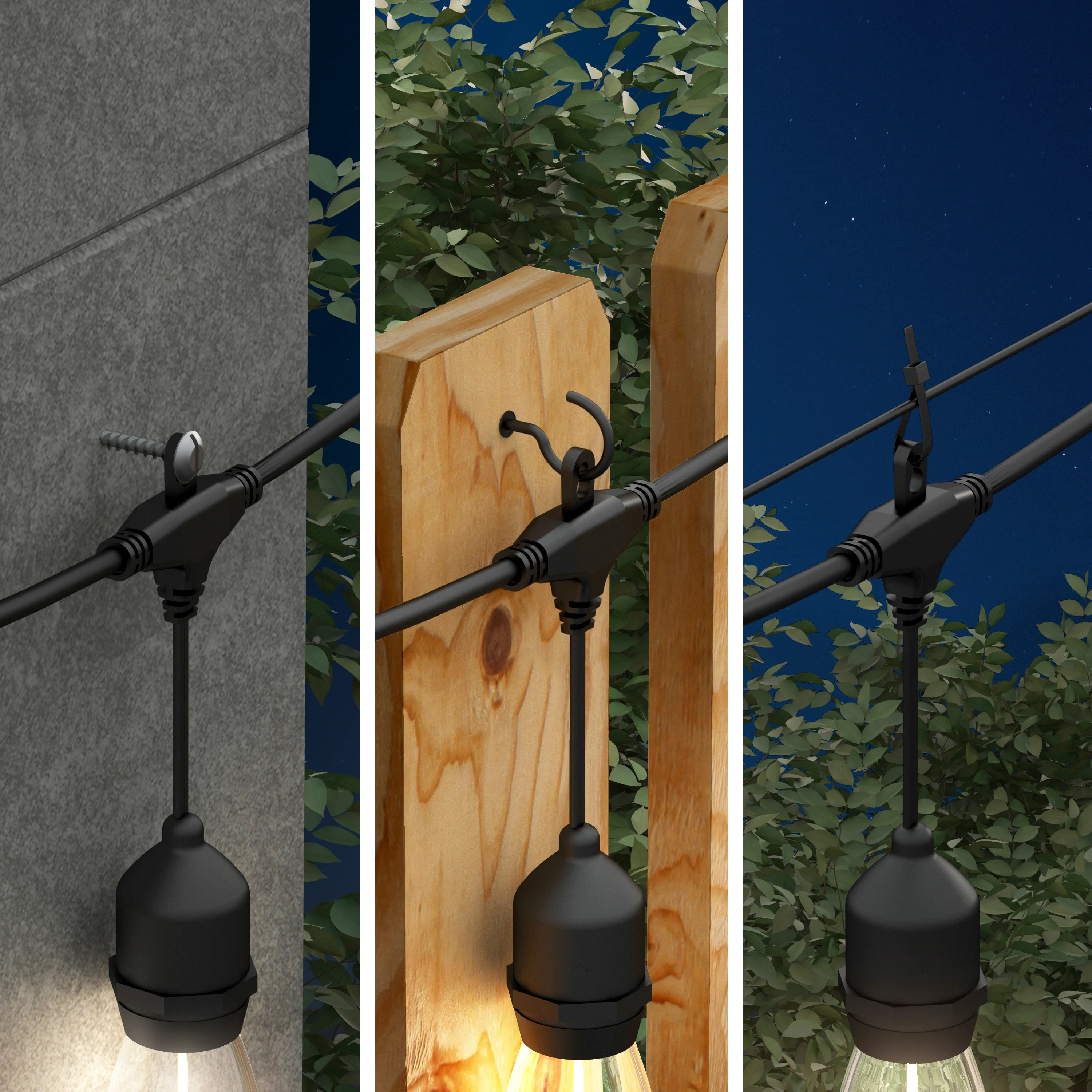 Eclipse Solar String Light with Remote - Image 9