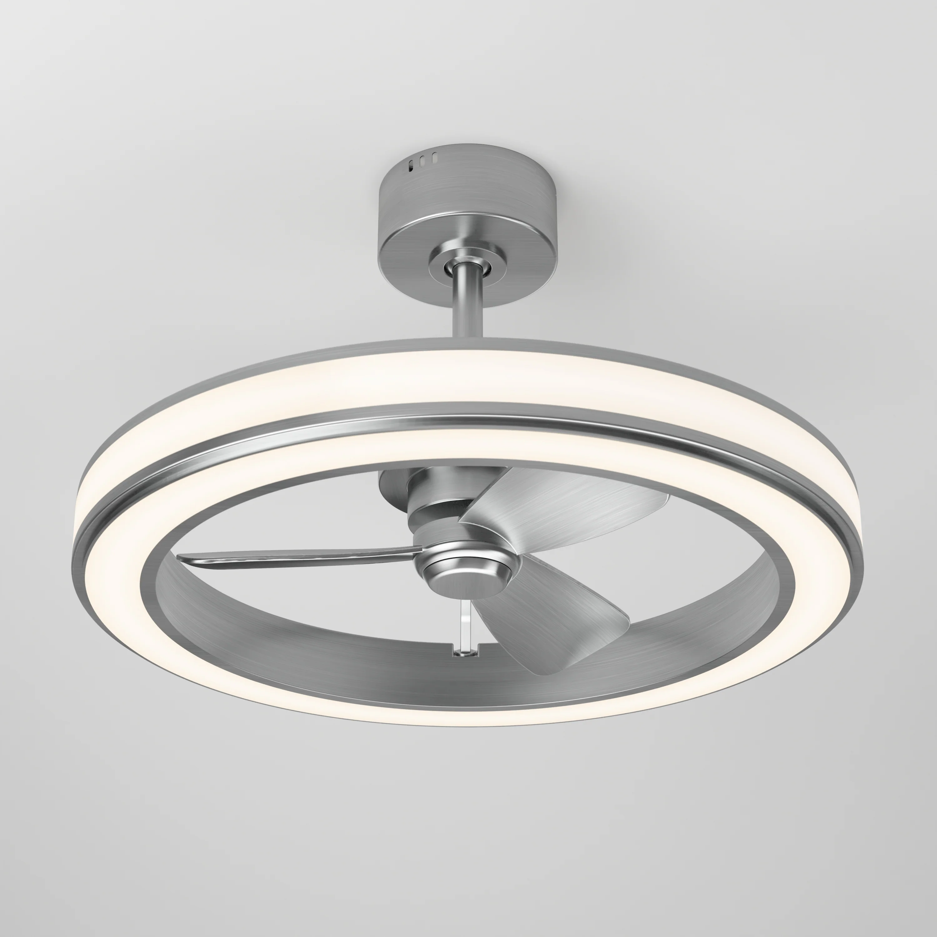 Edwin 25 in. (64 cm) LED modern fandelier ceiling fan with light - includes remote