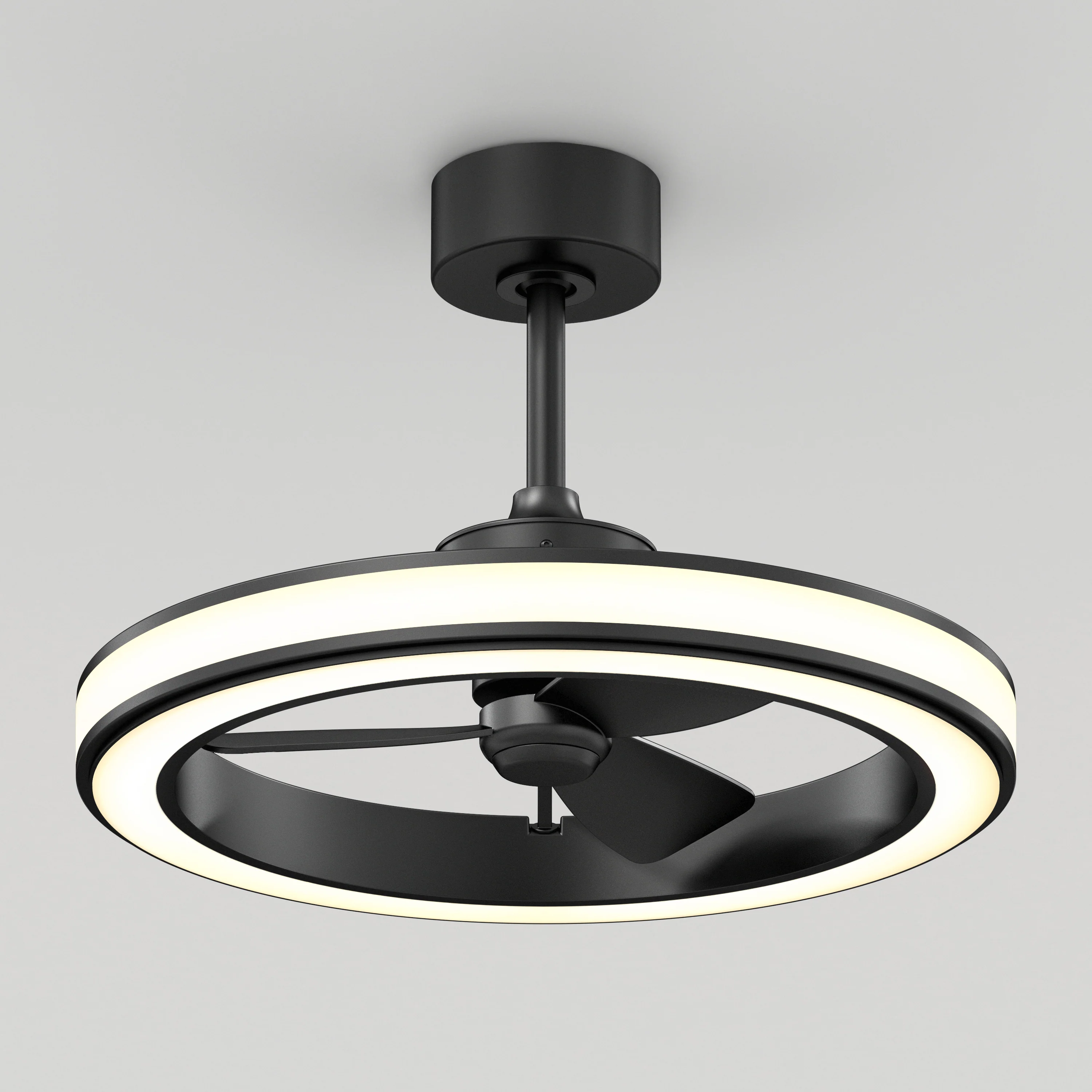 Edwin 23 in. (58 cm) LED modern fandelier ceiling fan with light - includes remote
