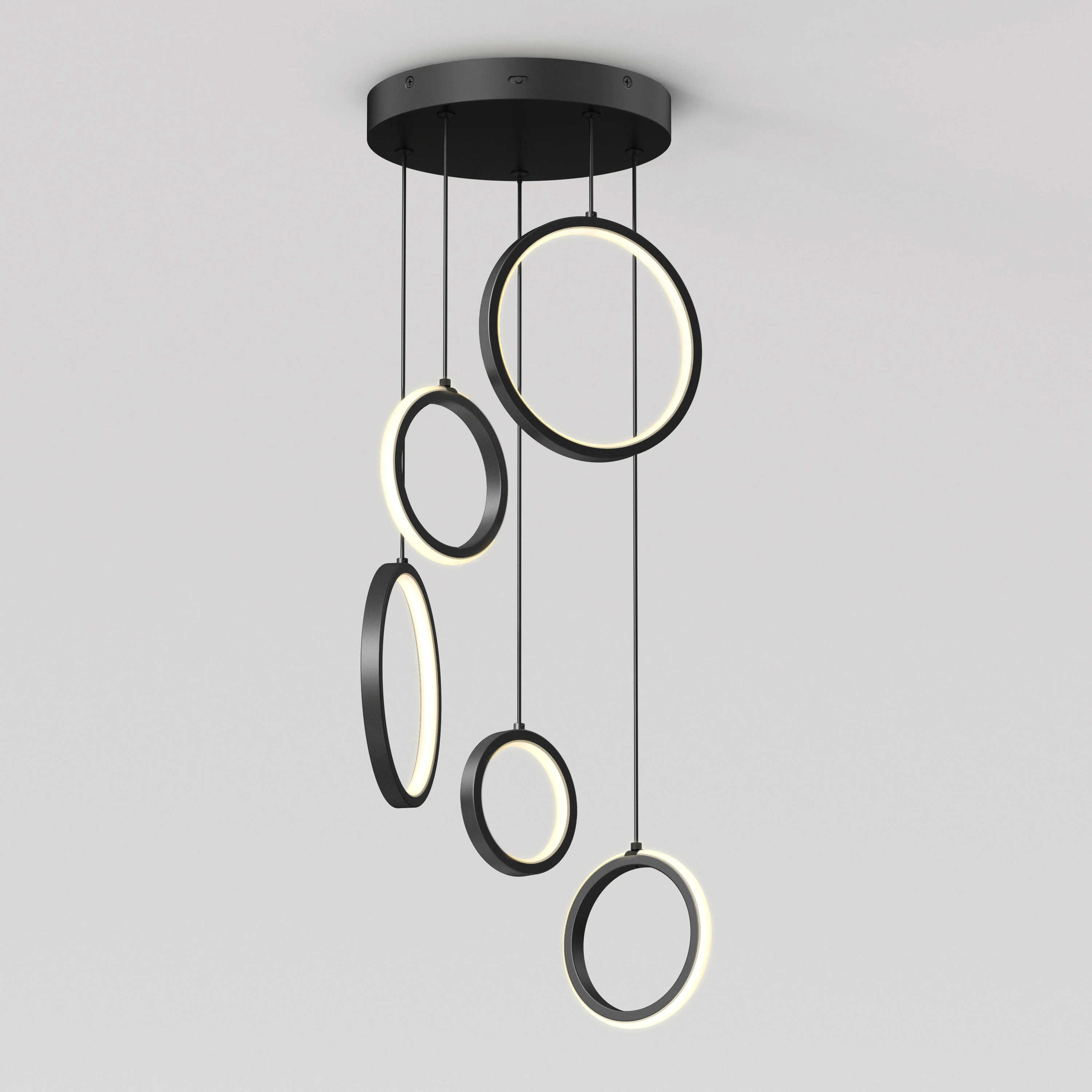 Elmo 5-light LED pendant 5 CCT