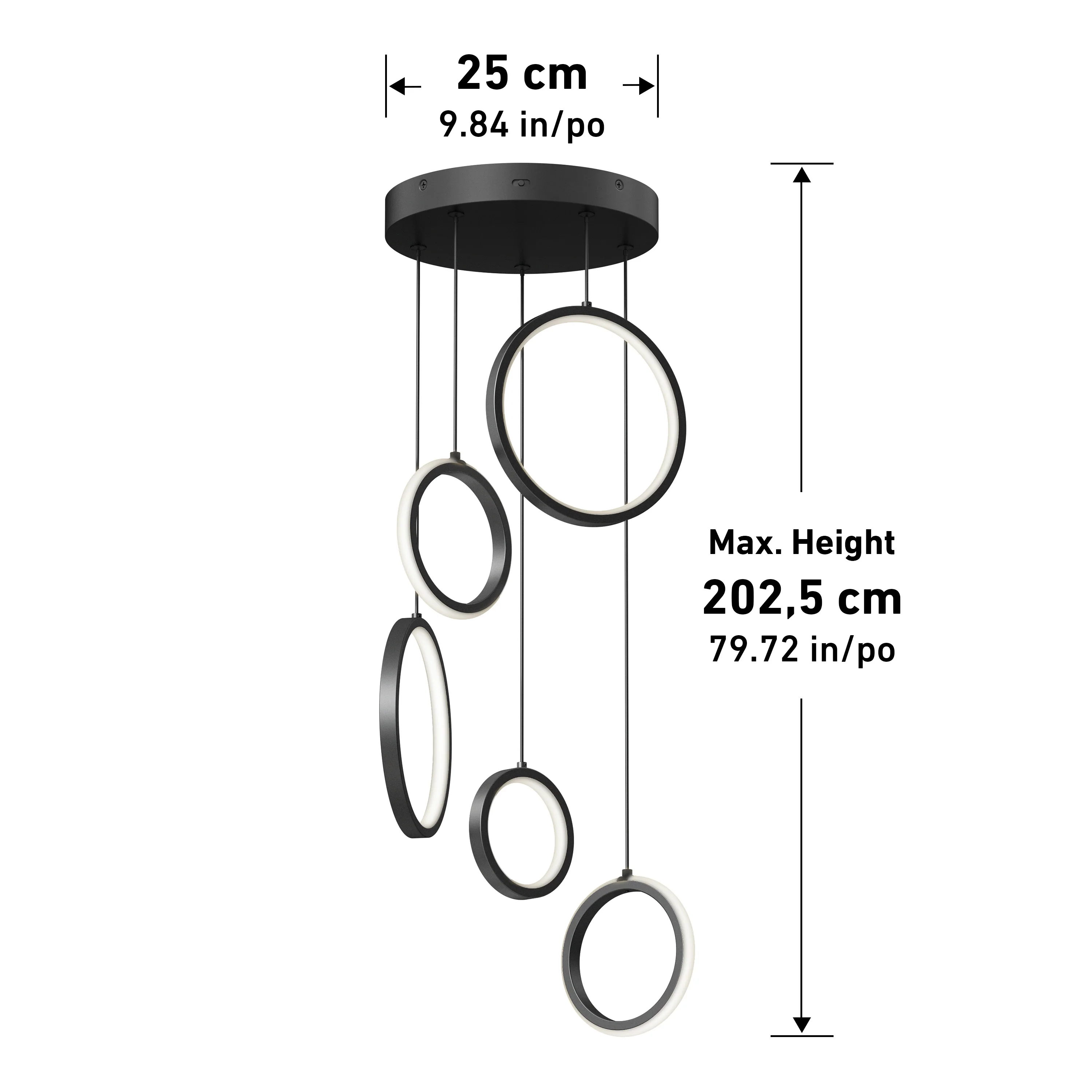 Elmo 5-light LED pendant 5 CCT - Image 15