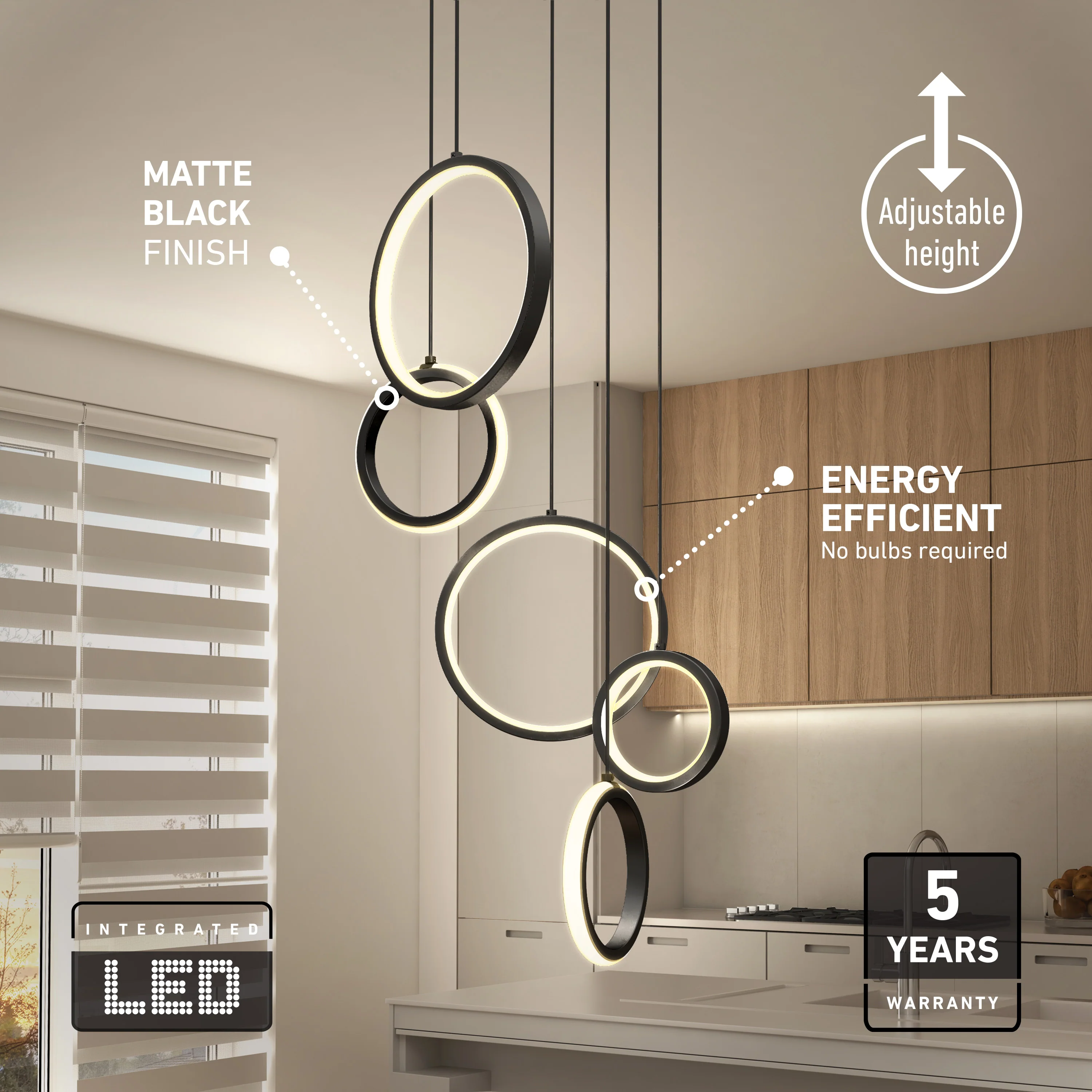 Elmo 5-light LED pendant 5 CCT - Image 7