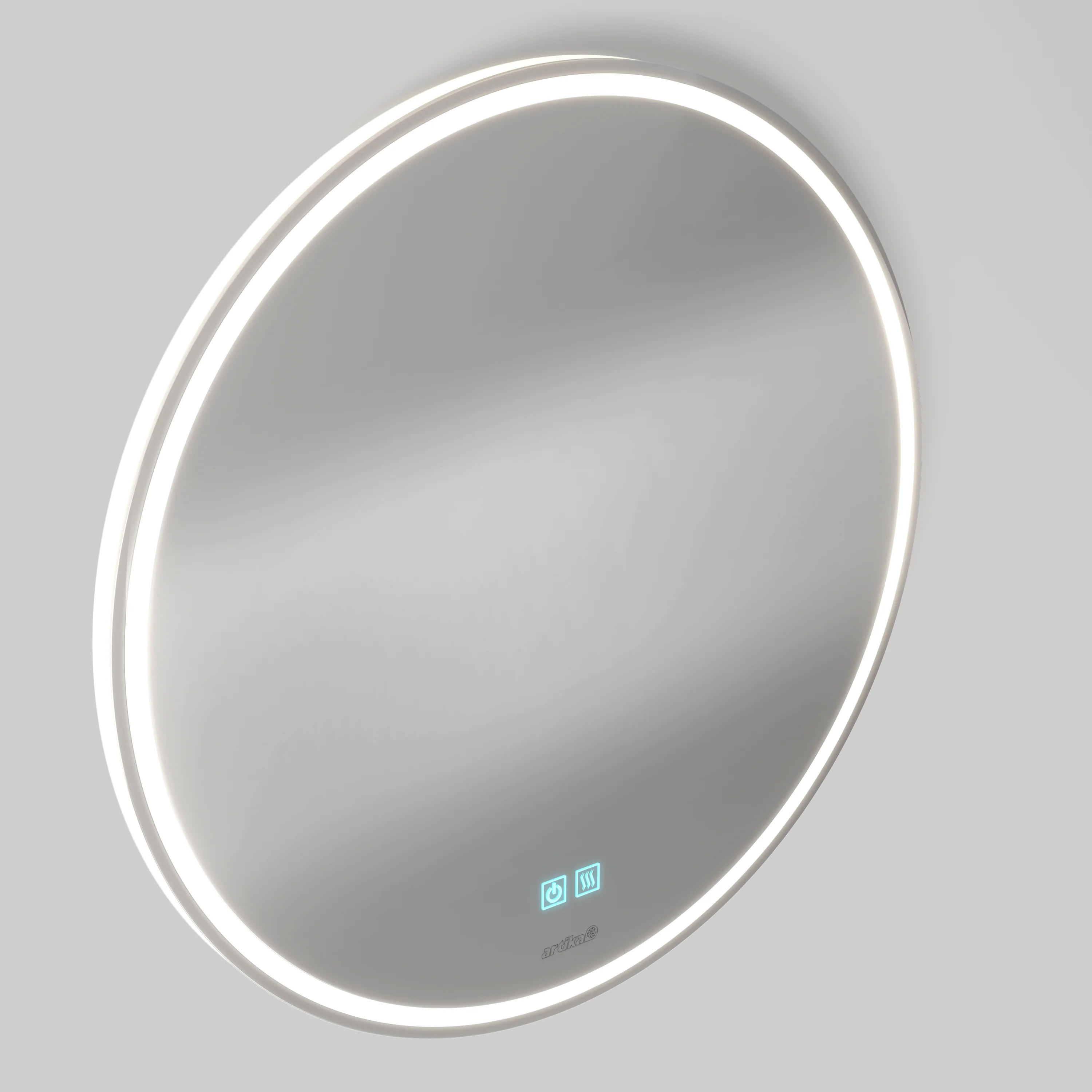 Emeraude 24 in. x 24 in. (61 x 61 cm) Anti-Fog LED Bathroom Mirror - Image 3