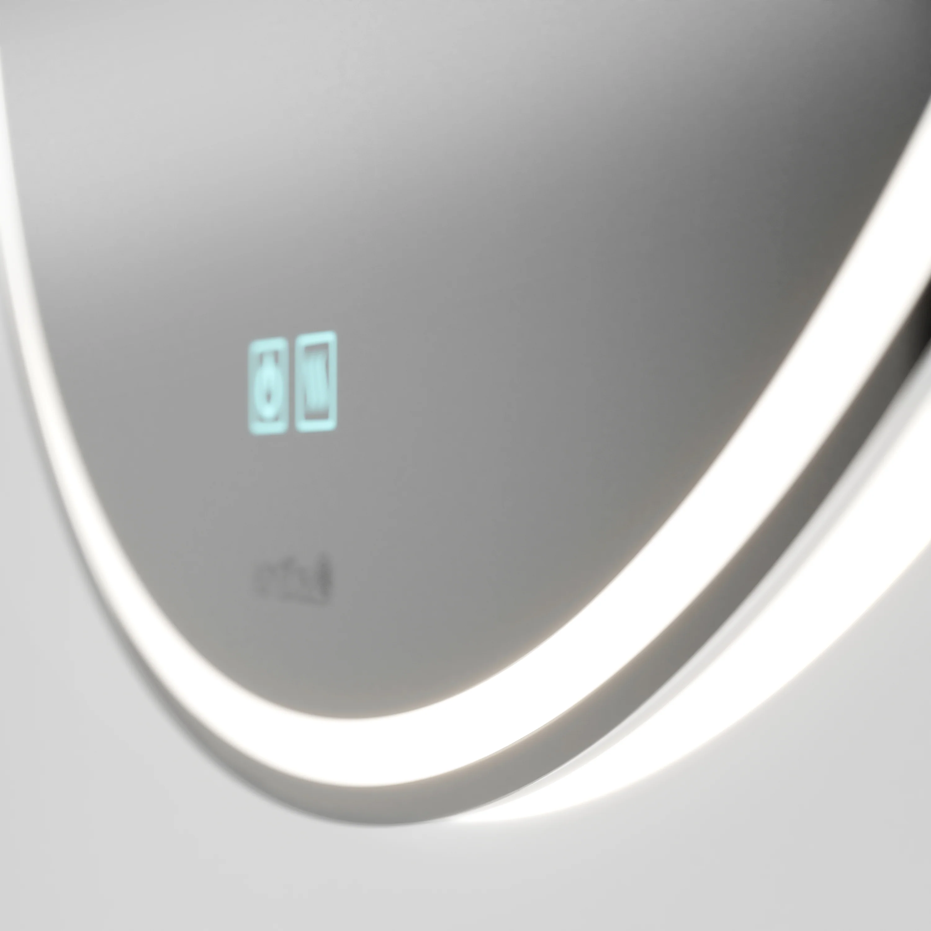 Emeraude 24 in. x 24 in. (61 x 61 cm) Anti-Fog LED Bathroom Mirror - Image 6