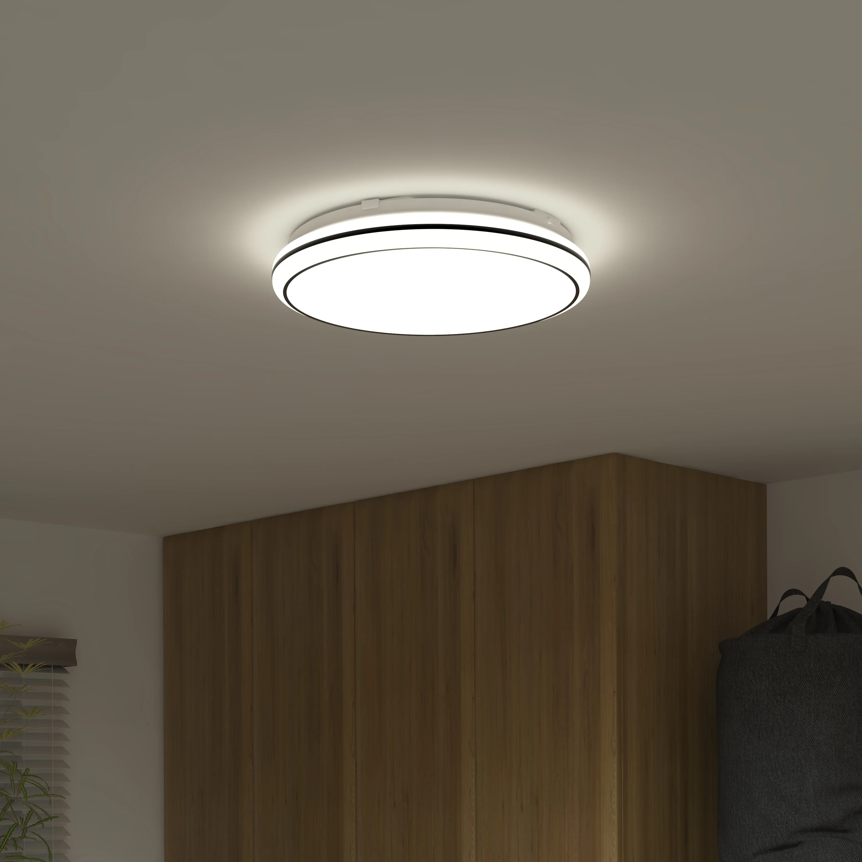 Emina 13 in. (33 cm) Modern LED Flush Mount Ceiling Light 3 CCT - Image 9