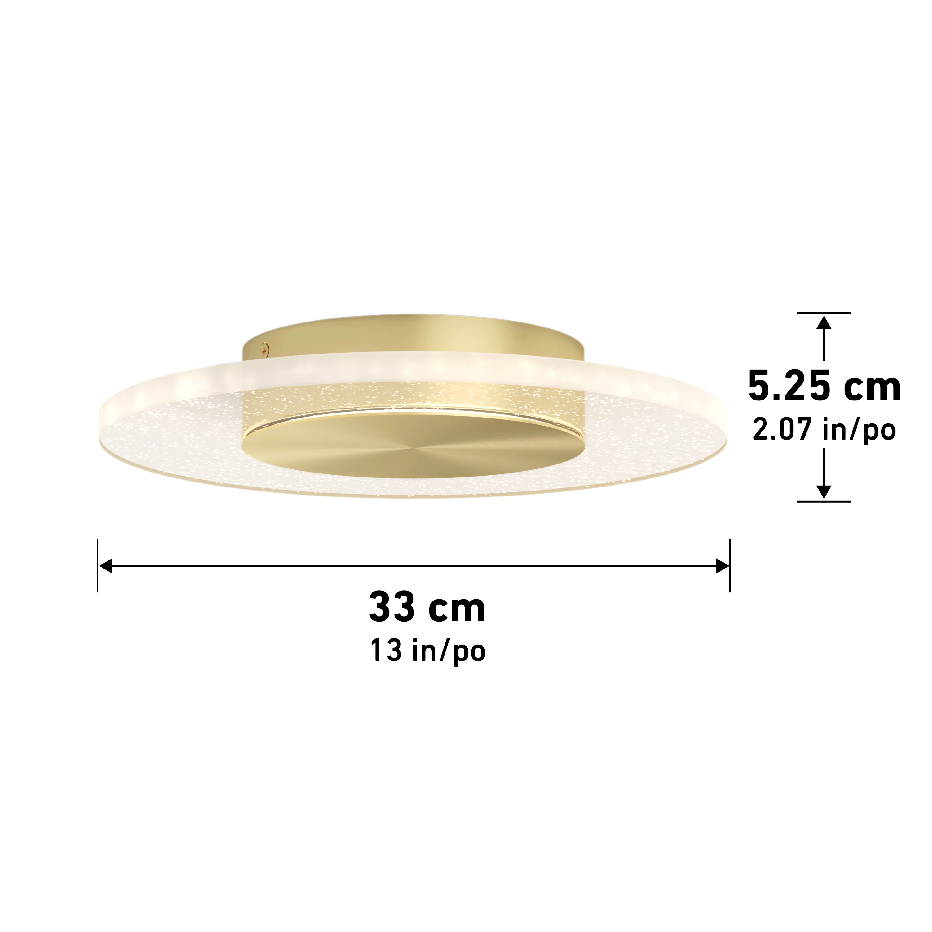 Essence Disk 13 in. (33 cm) Modern LED Flush Mount Ceiling Light - Image 26