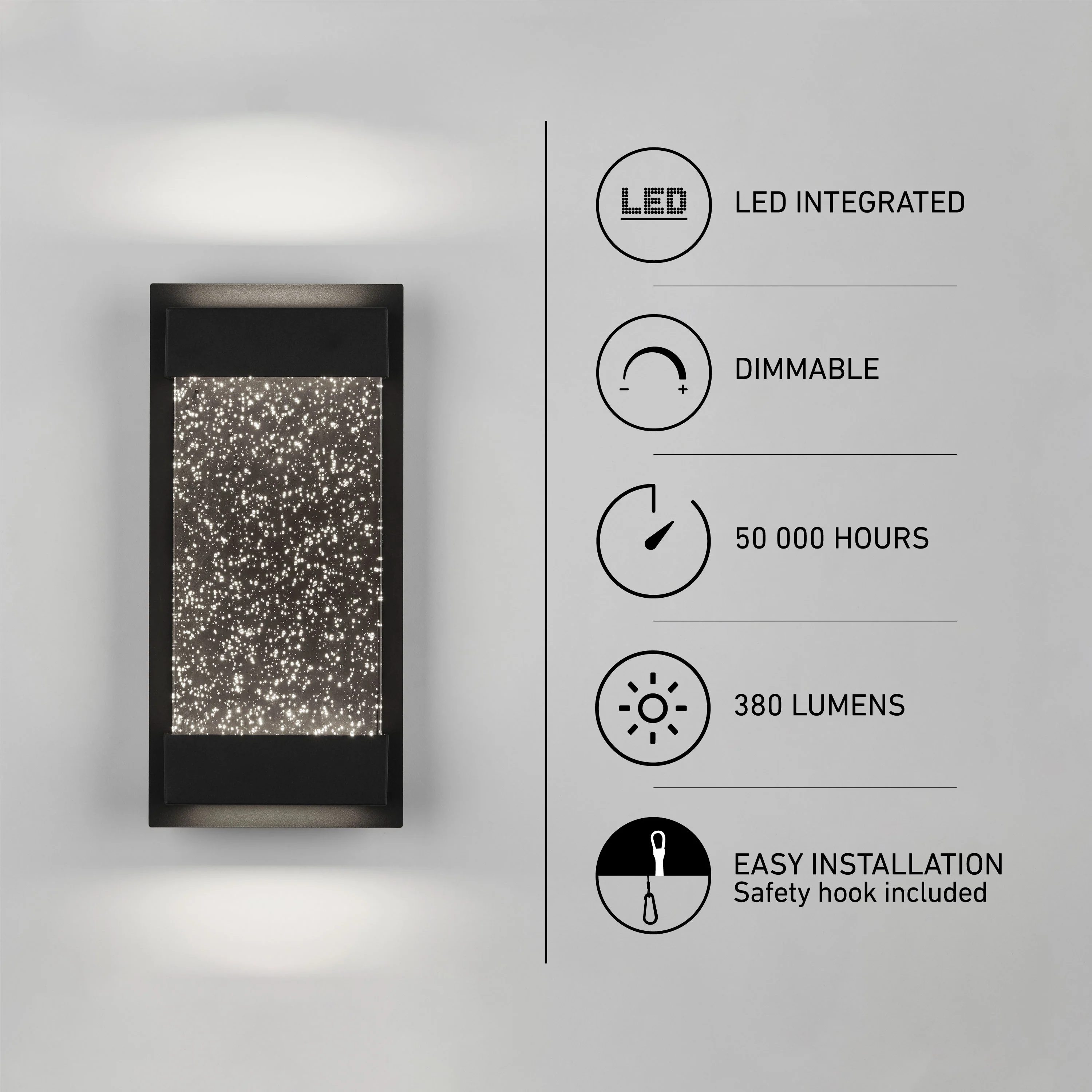 Essence Glow Box indoor-outdoor LED wall light - Image 7