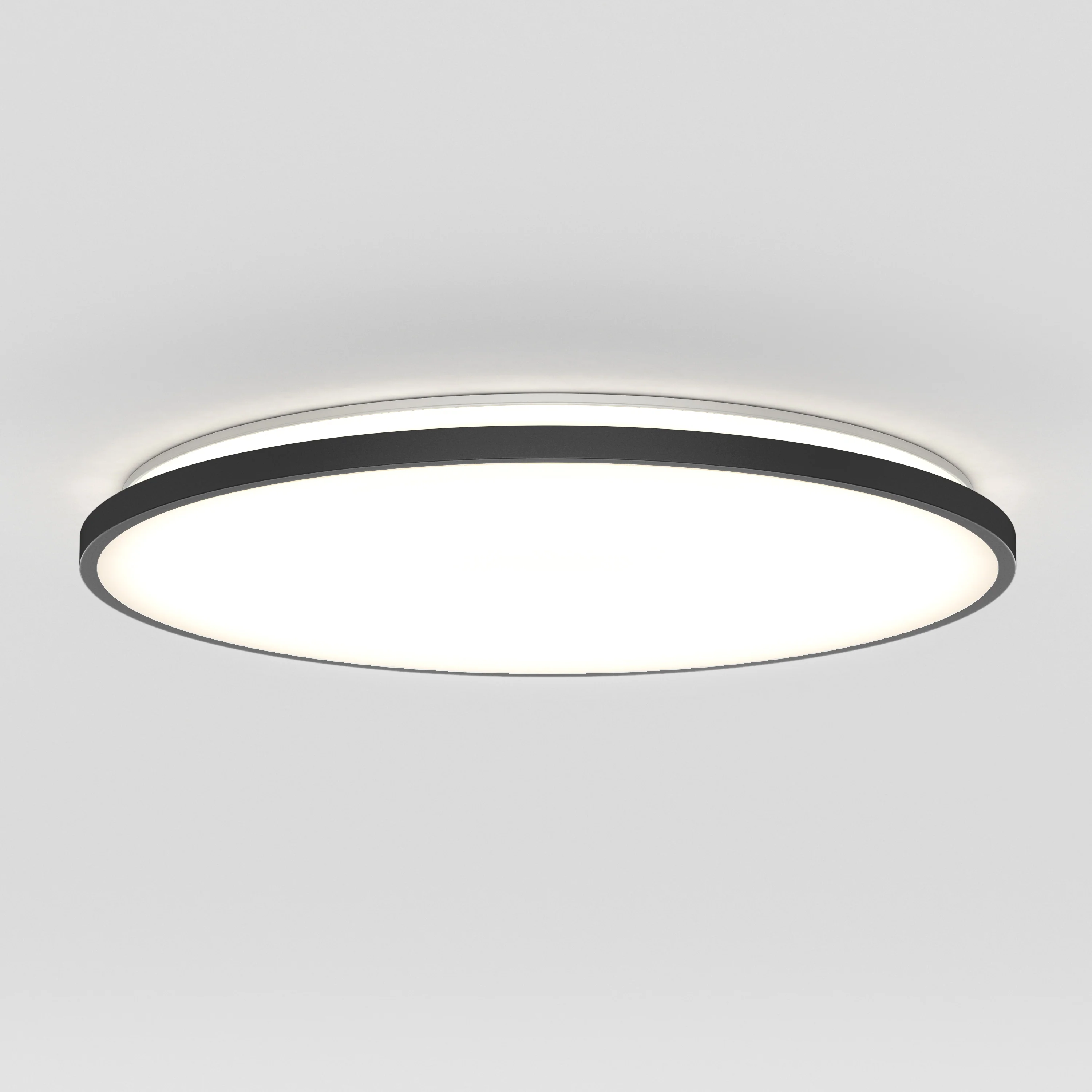 Europa 21 in. (54 cm) Modern LED Flush Mount Ceiling Light - with remote