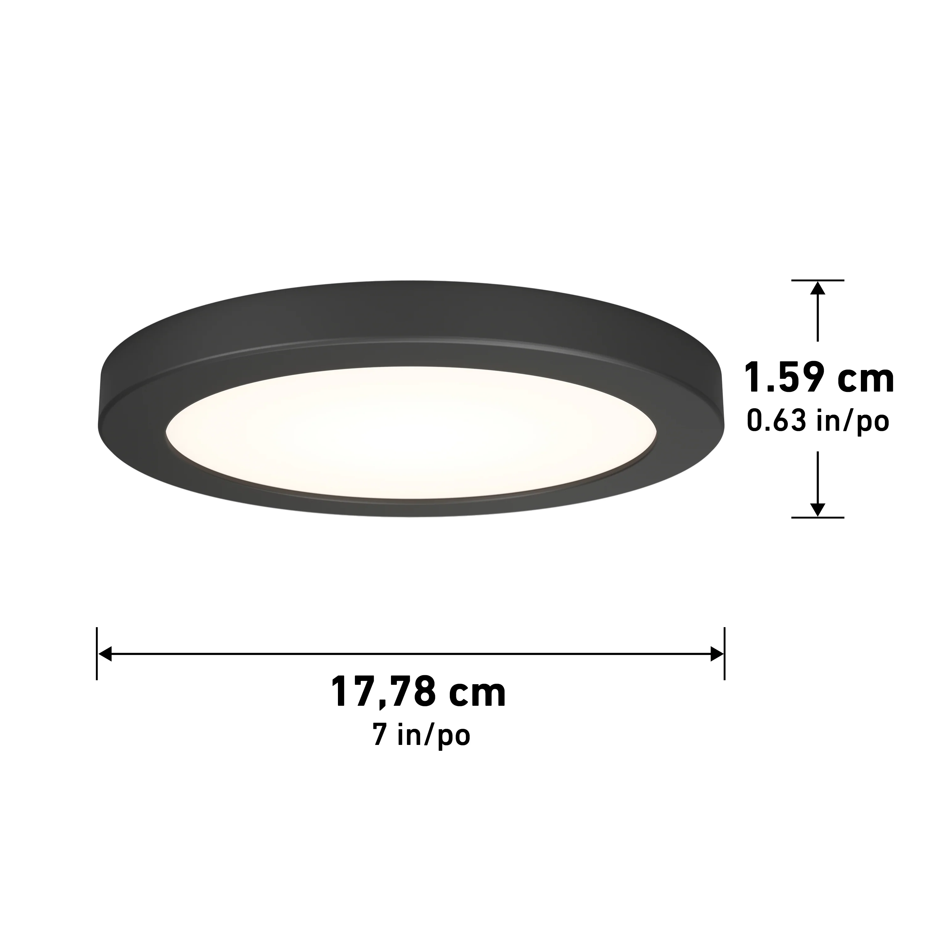 Europa Disk 7 in. (18 cm) Modern LED Flush Mount Ceiling Light 3 CCT - Image 18