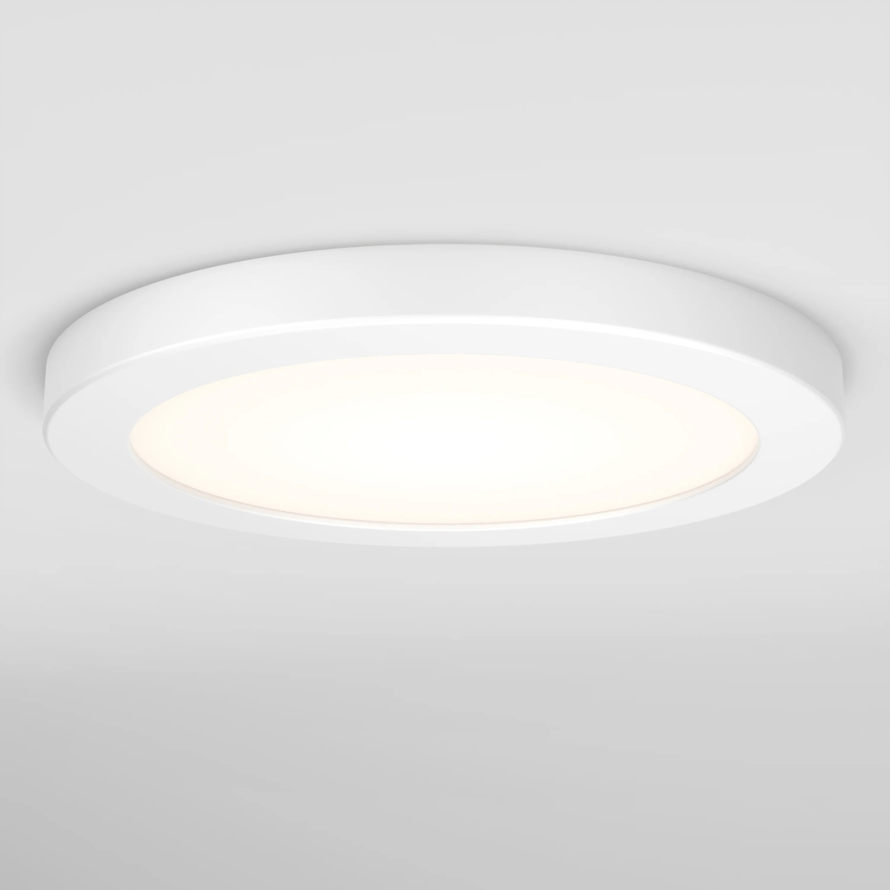 Europa Disk 7 in. (18 cm) Modern LED Flush Mount Ceiling Light 3 CCT - Image 3