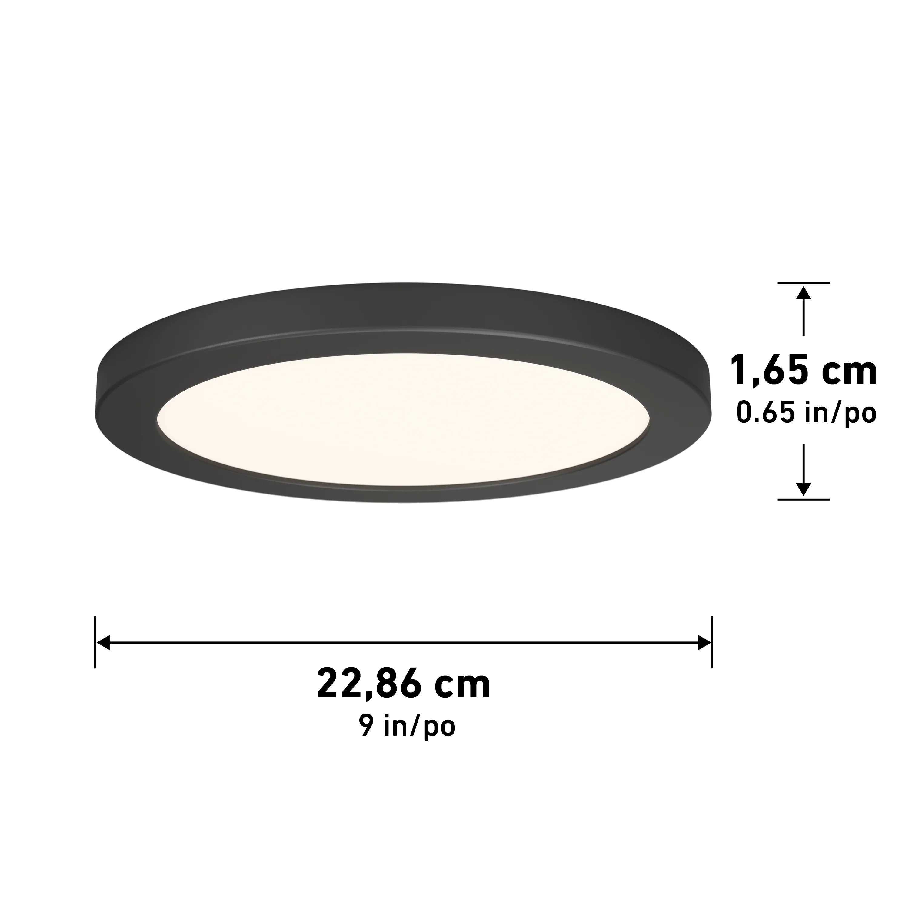 Europa Disk 9 in. (23 cm) Modern LED Flush Mount Ceiling Light 3 CCT - Image 16