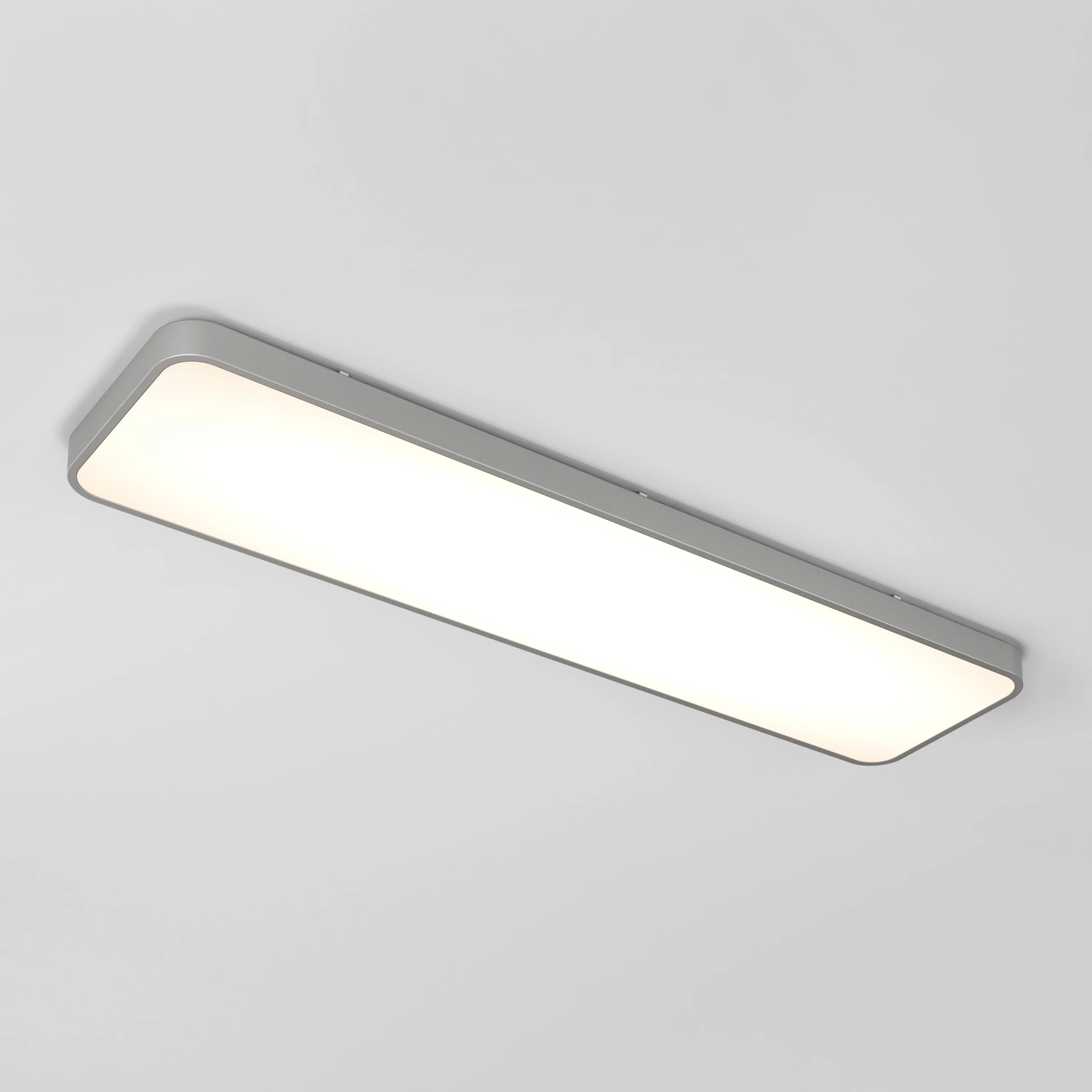 Europa 48 in. x 12 in. (122 x 30 cm) Modern Flush Mount Ceiling Light- with remote