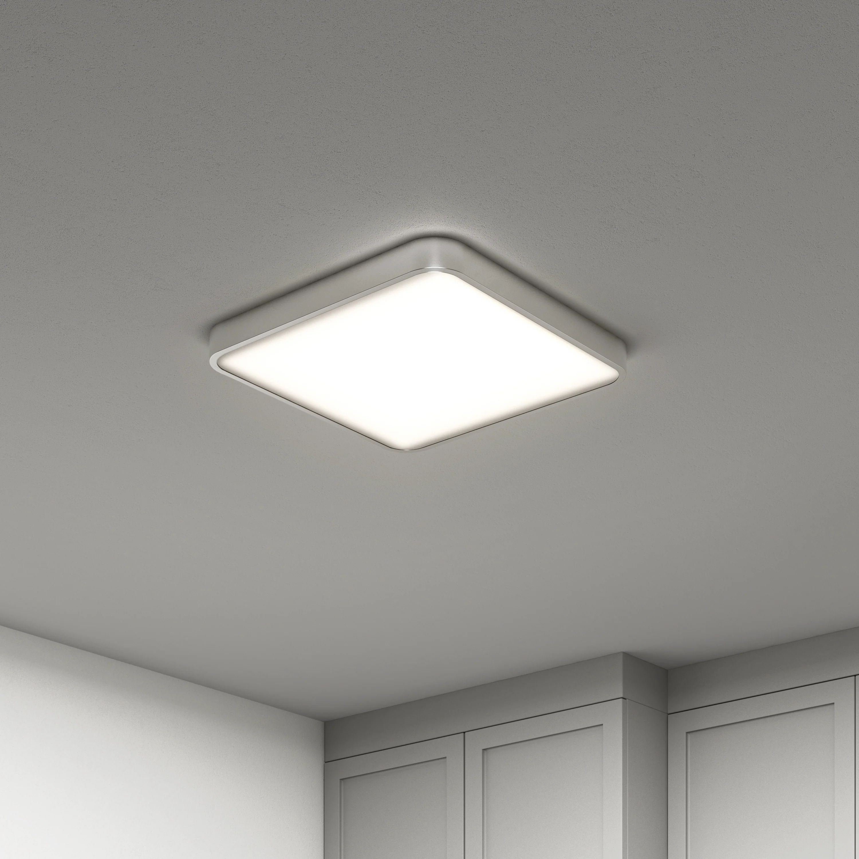 Europa 18 in. (46 cm) Modern LED Flush Mount Ceiling Light - with remote - Image 9