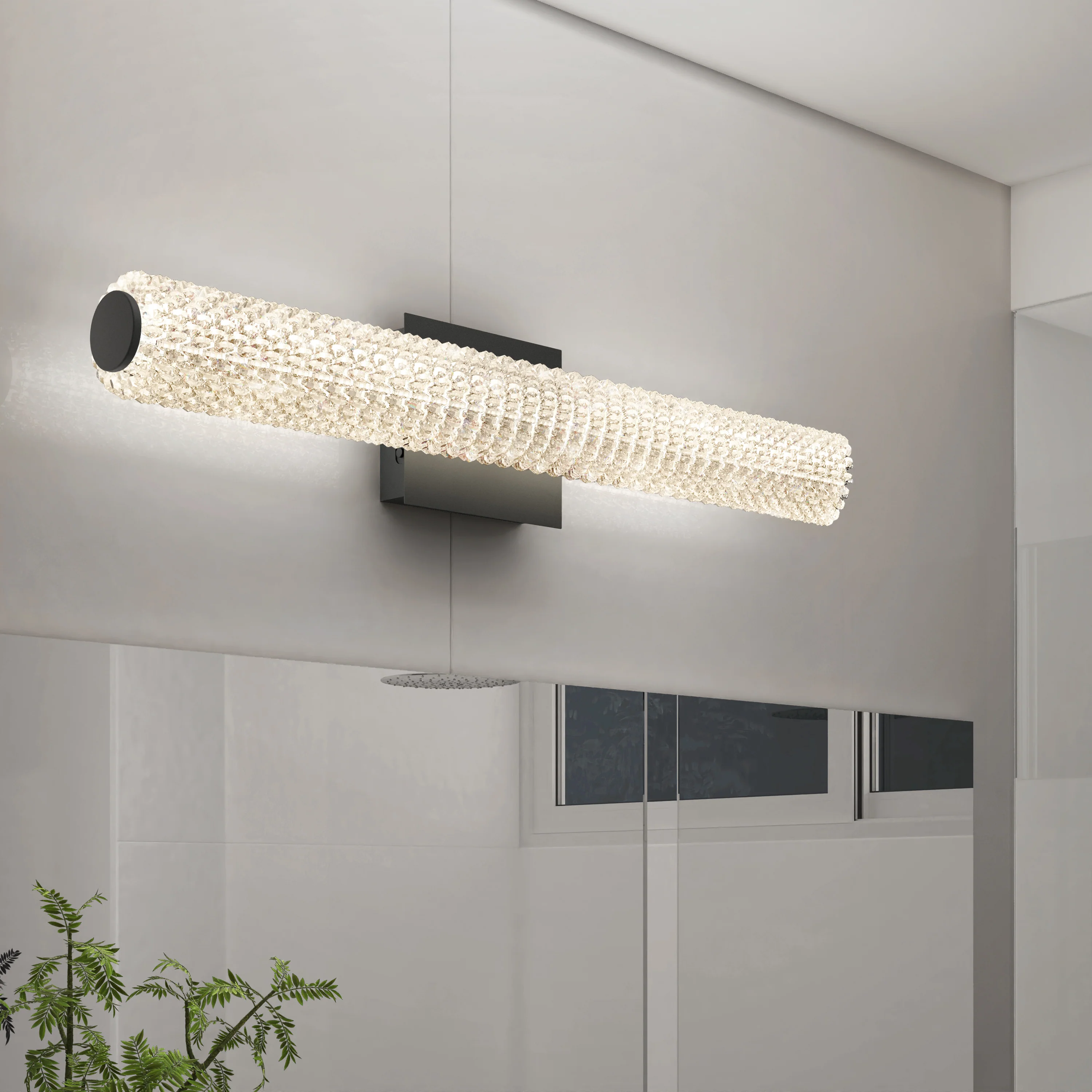 Exalto 27-in (69 cm) Integrated LED Vanity Light Bar for Bathroom - Image 12