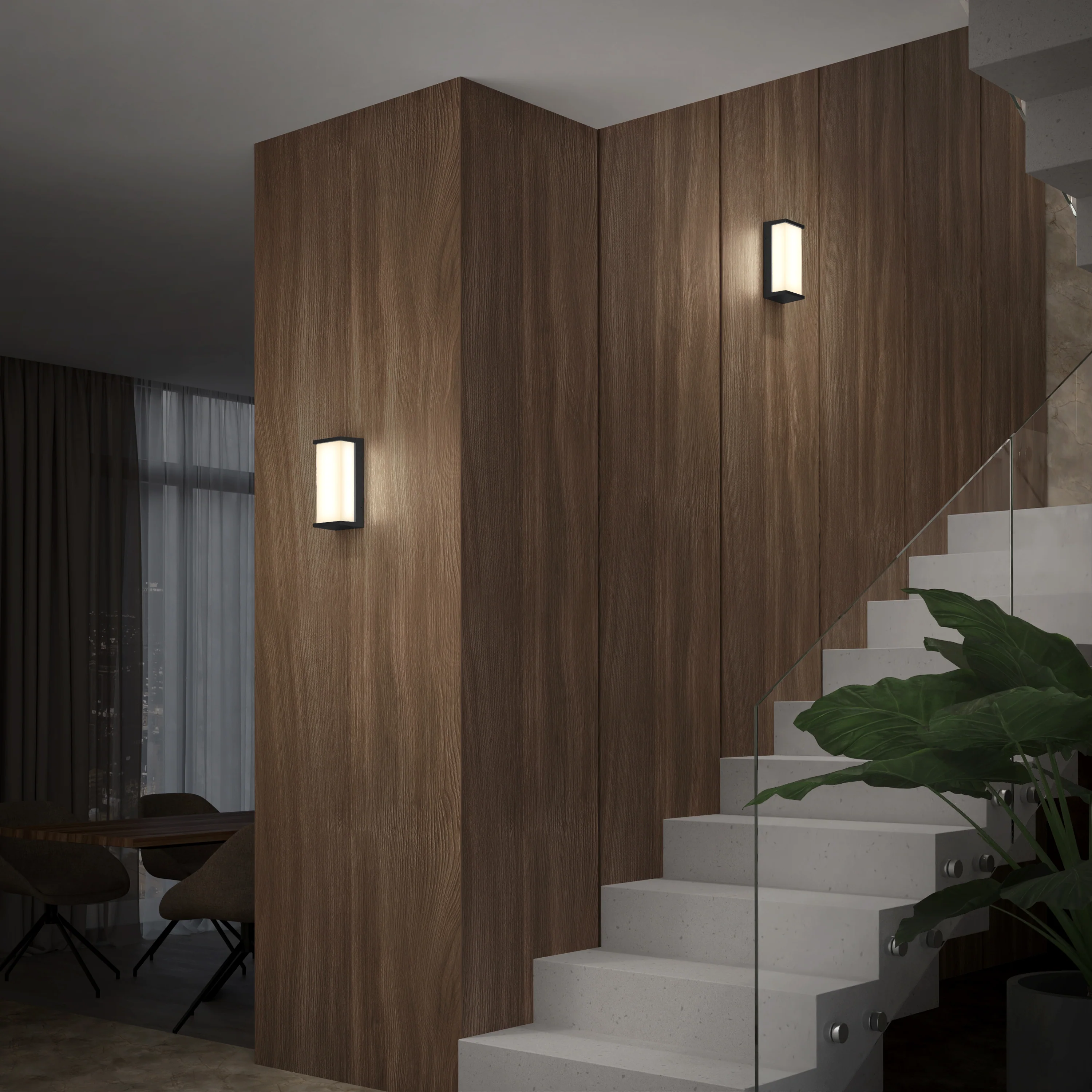 Faro modern LED indoor-outdoor wall light 3 CCT - Image 10