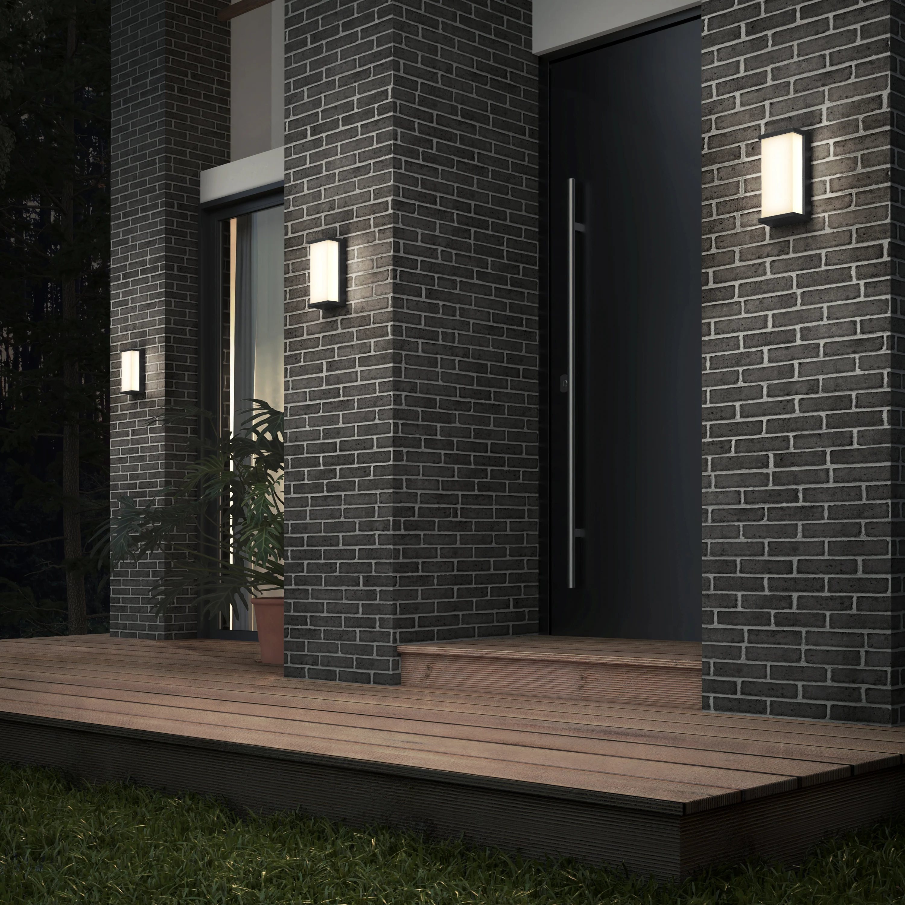 Faro modern LED indoor-outdoor wall light 3 CCT - Image 2