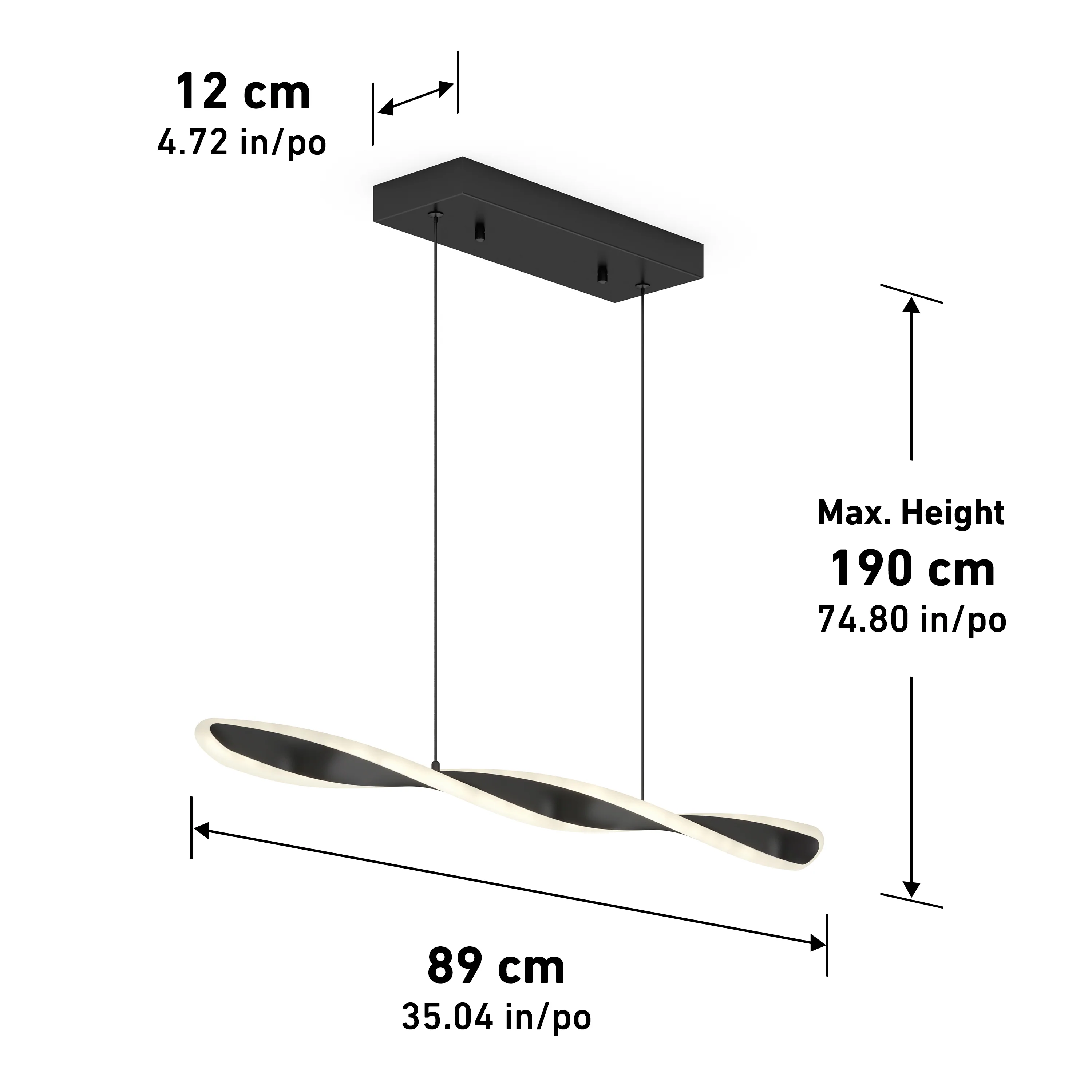 Finley Linear LED pendant light 3 CCT - Image 15