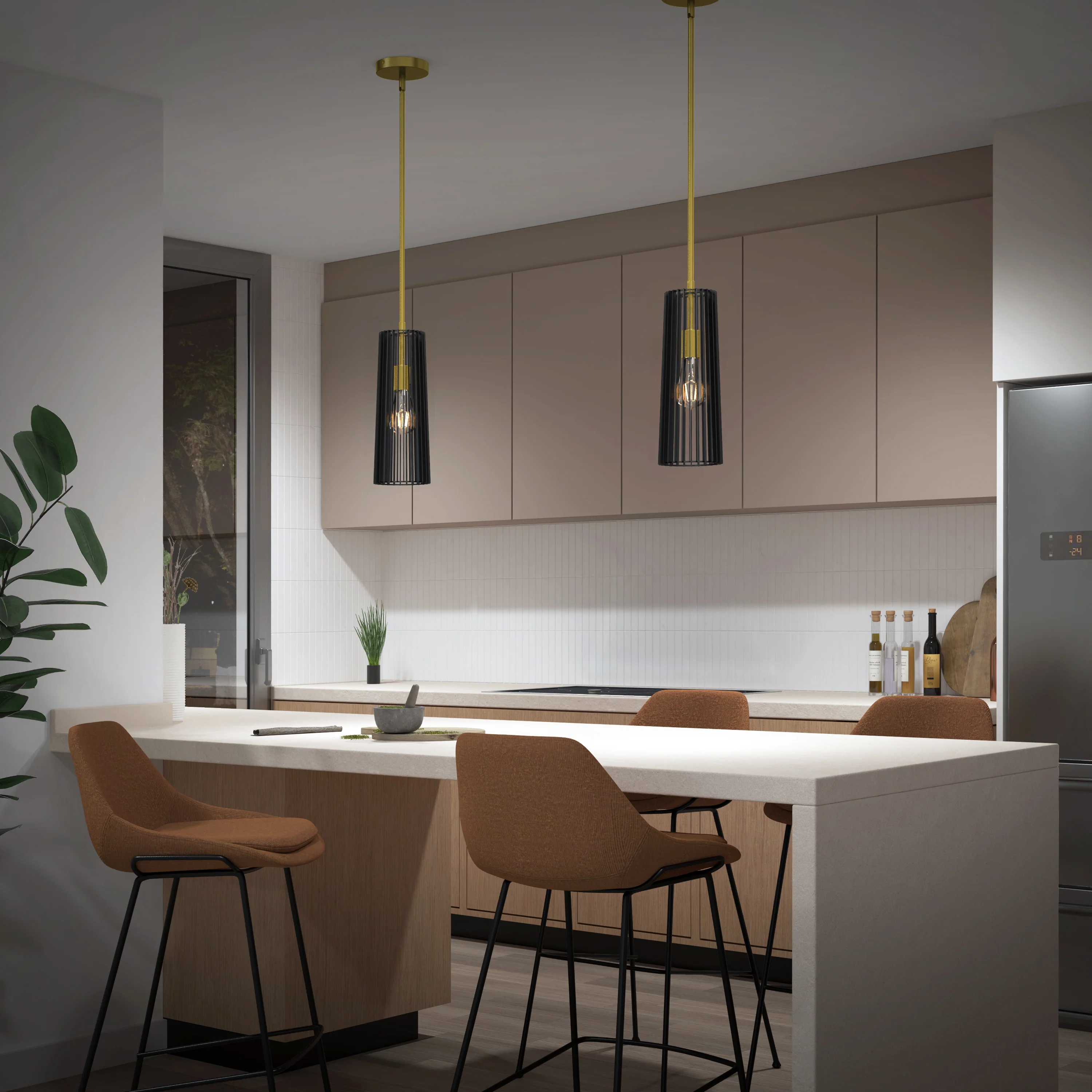 Gatsby Mini modern mid-century pendant light - Image 8