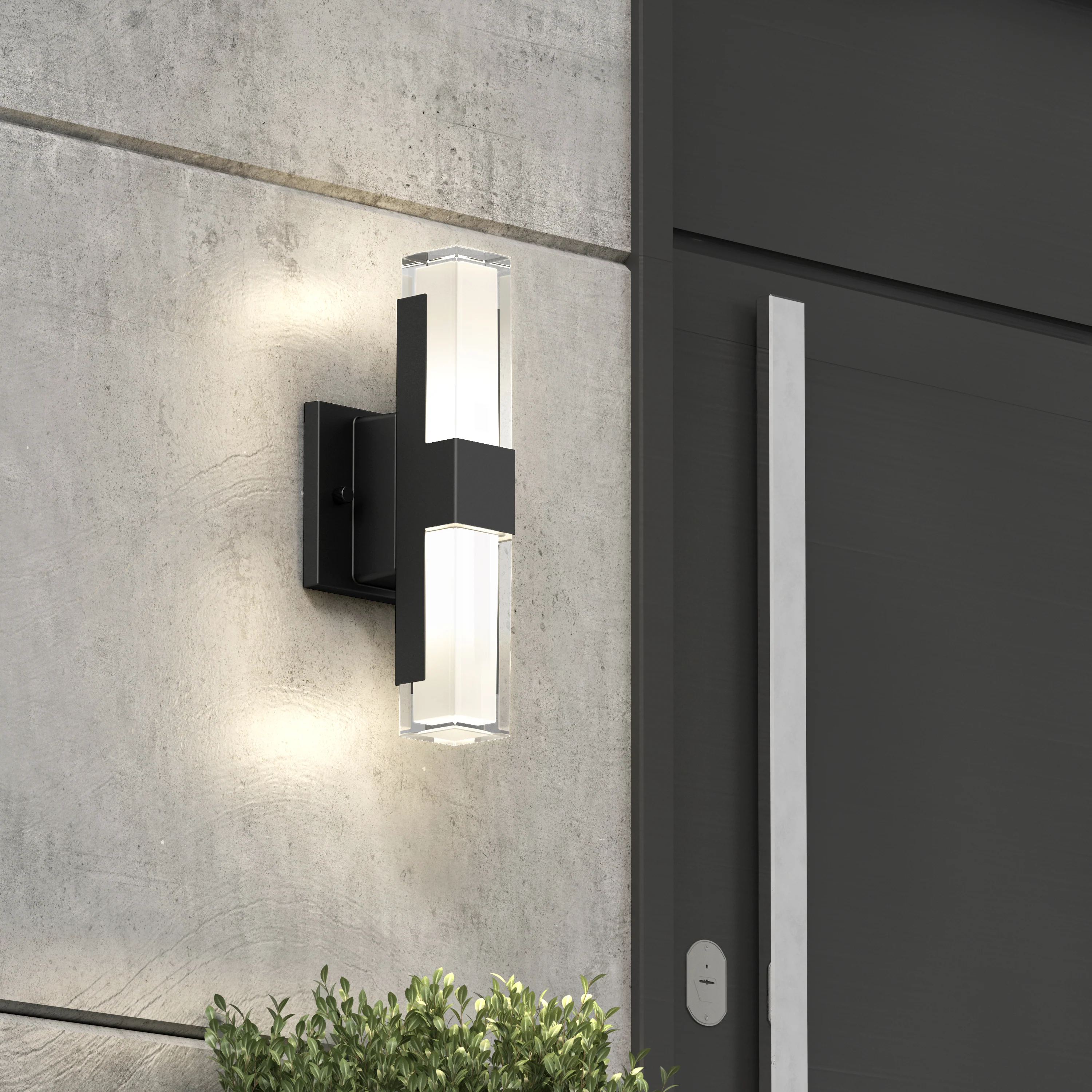 Gemini indoor-outdoor LED wall light - Image 8