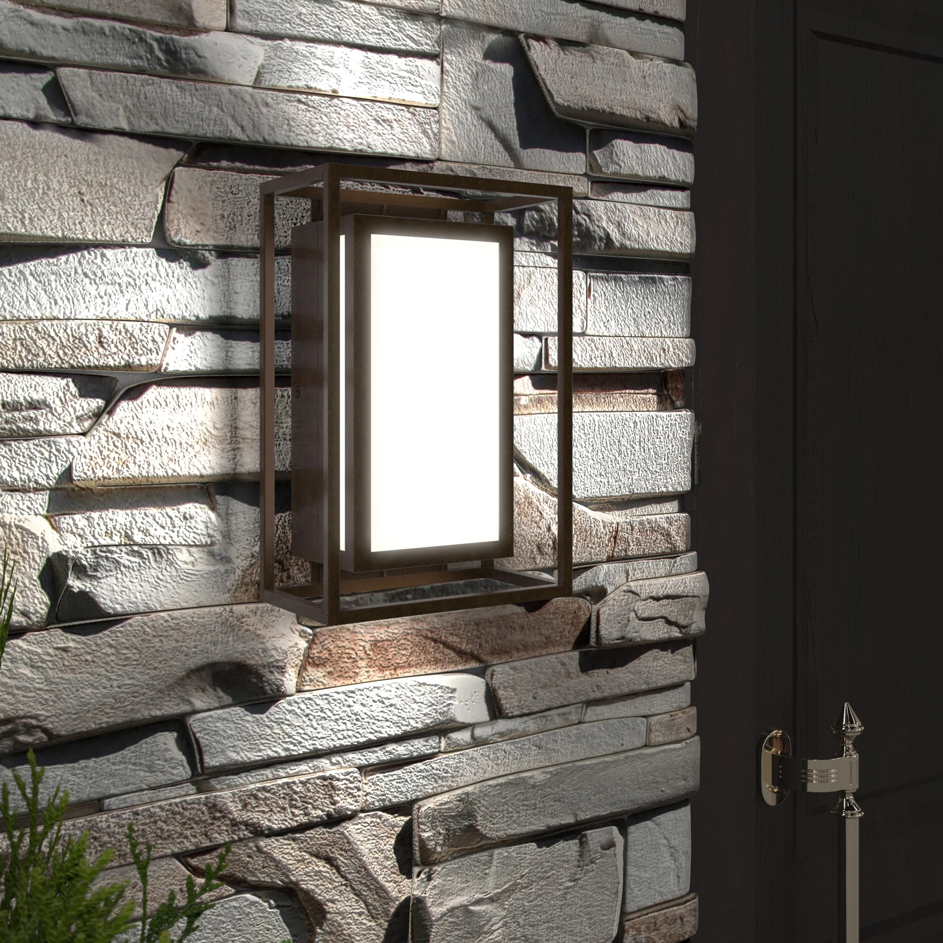 Ghost indoor-outdoor LED wall light - Image 2