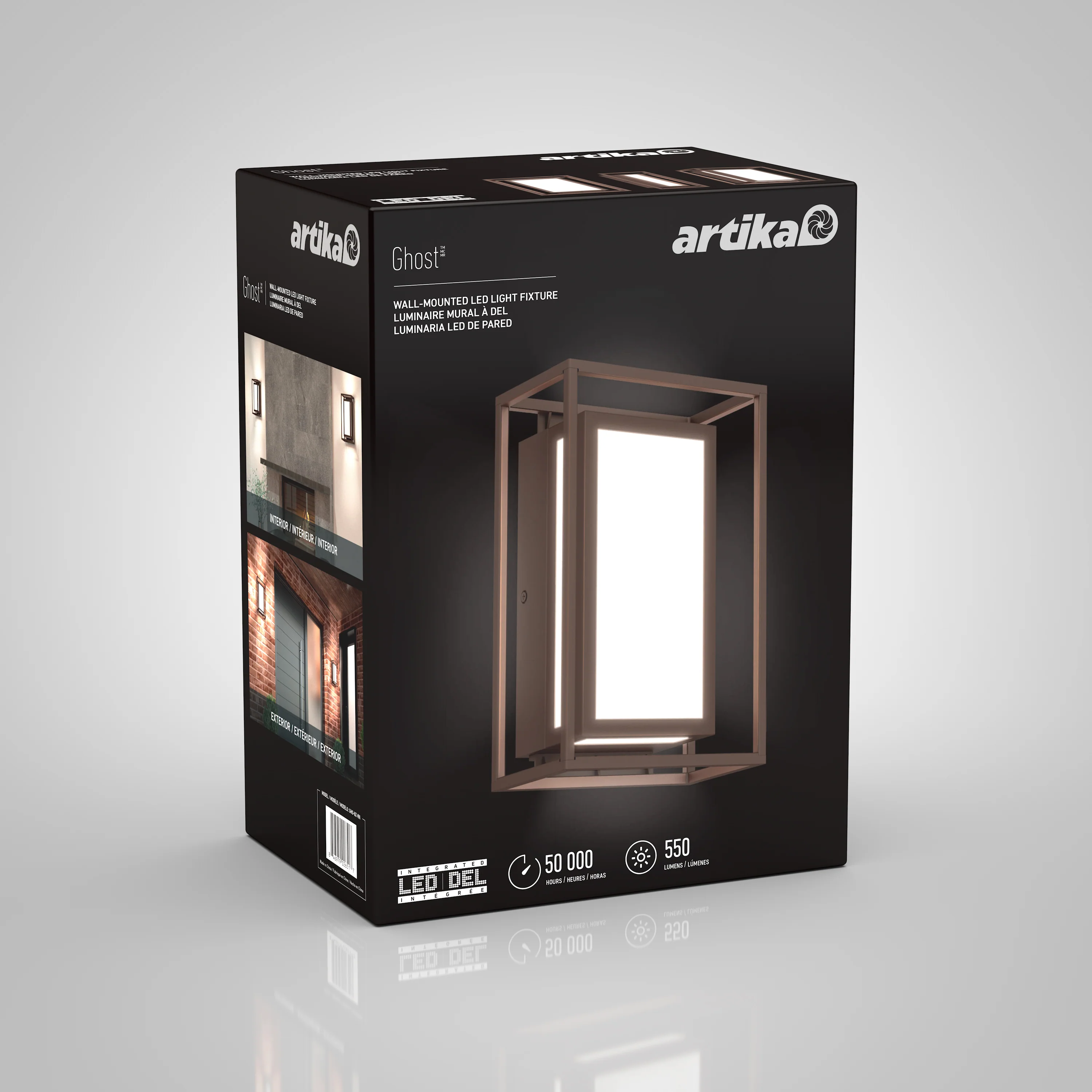 Ghost indoor-outdoor LED wall light - Image 6